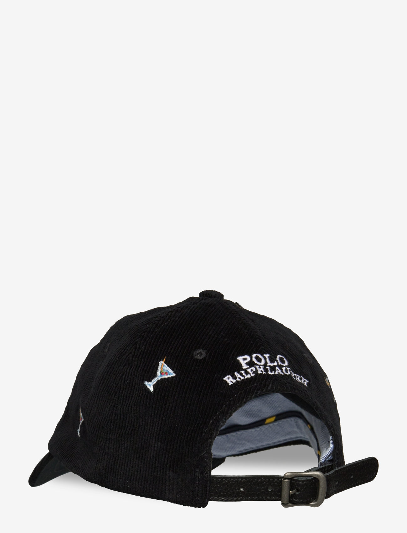 Lauren Cap Black Ralph Hat Polo Ralph Lauren Sport Cap Black/Red