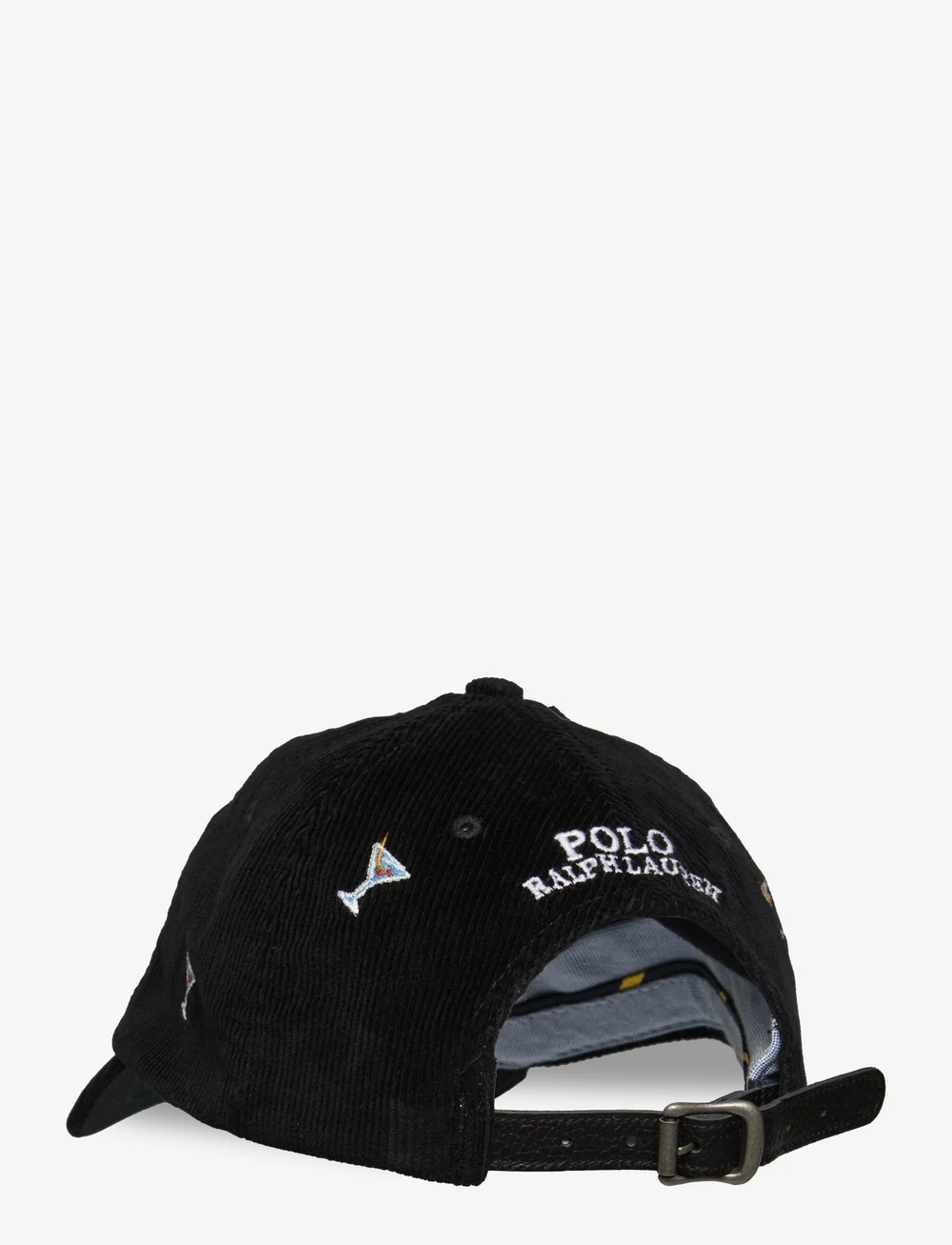 Polo Ralph Lauren - Embroidered Corduroy Ball Cap - petten - polo black w/ mar - 1