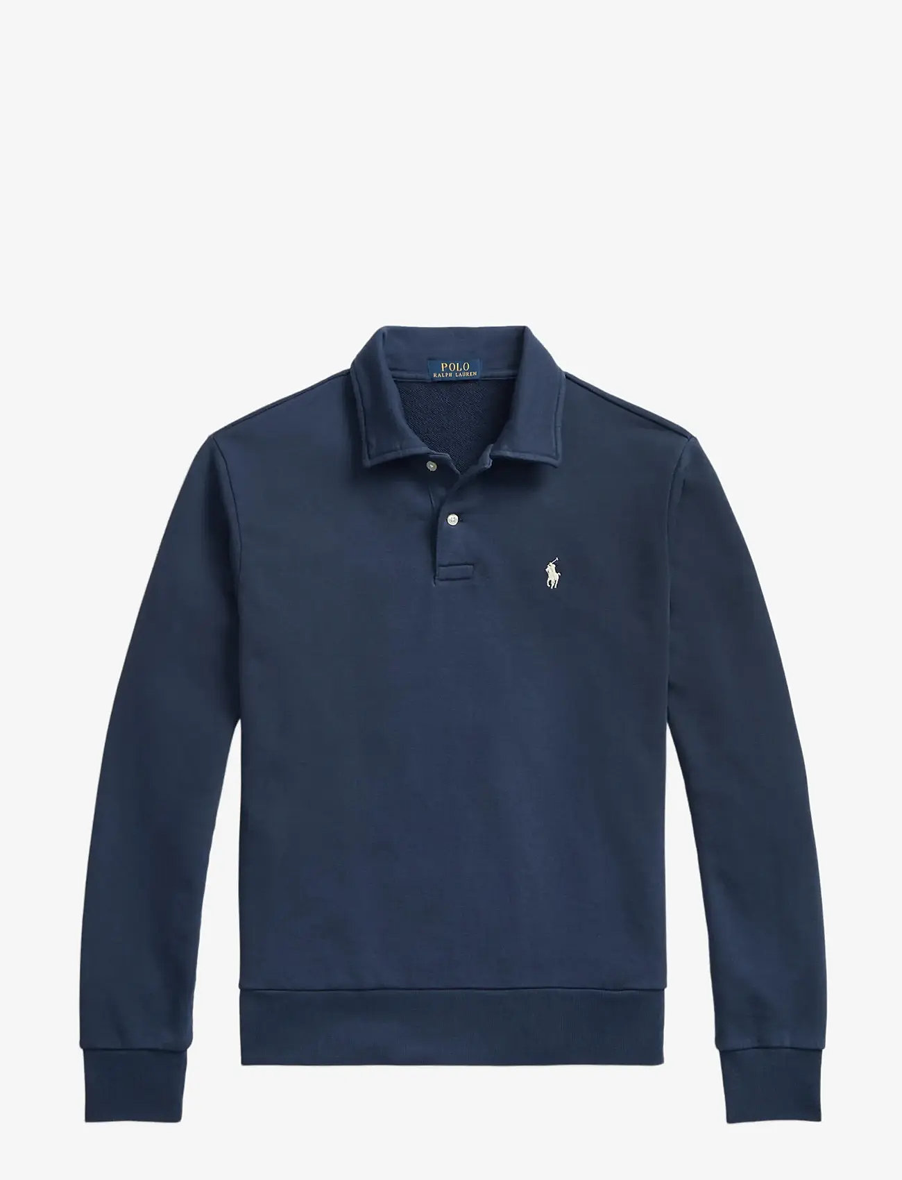 Polo Ralph Lauren - Loopback Fleece Collared Sweatshirt - gestrickte polohemden - cruise navy - 1