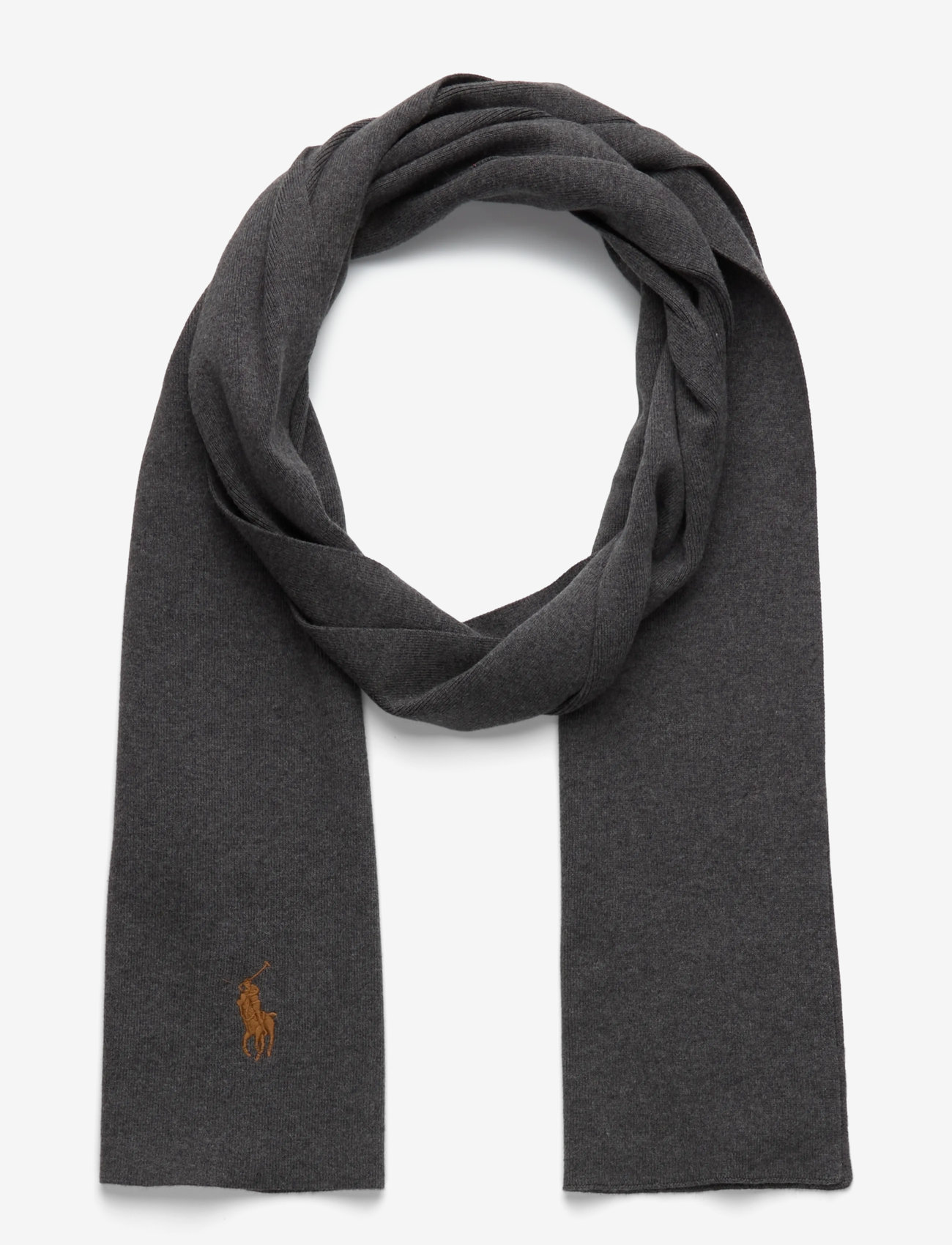 Polo Ralph Lauren - Rib-Knit Cotton Beanie & Scarf Gift Set - osta olukorra järgi - iron grey heather - 2