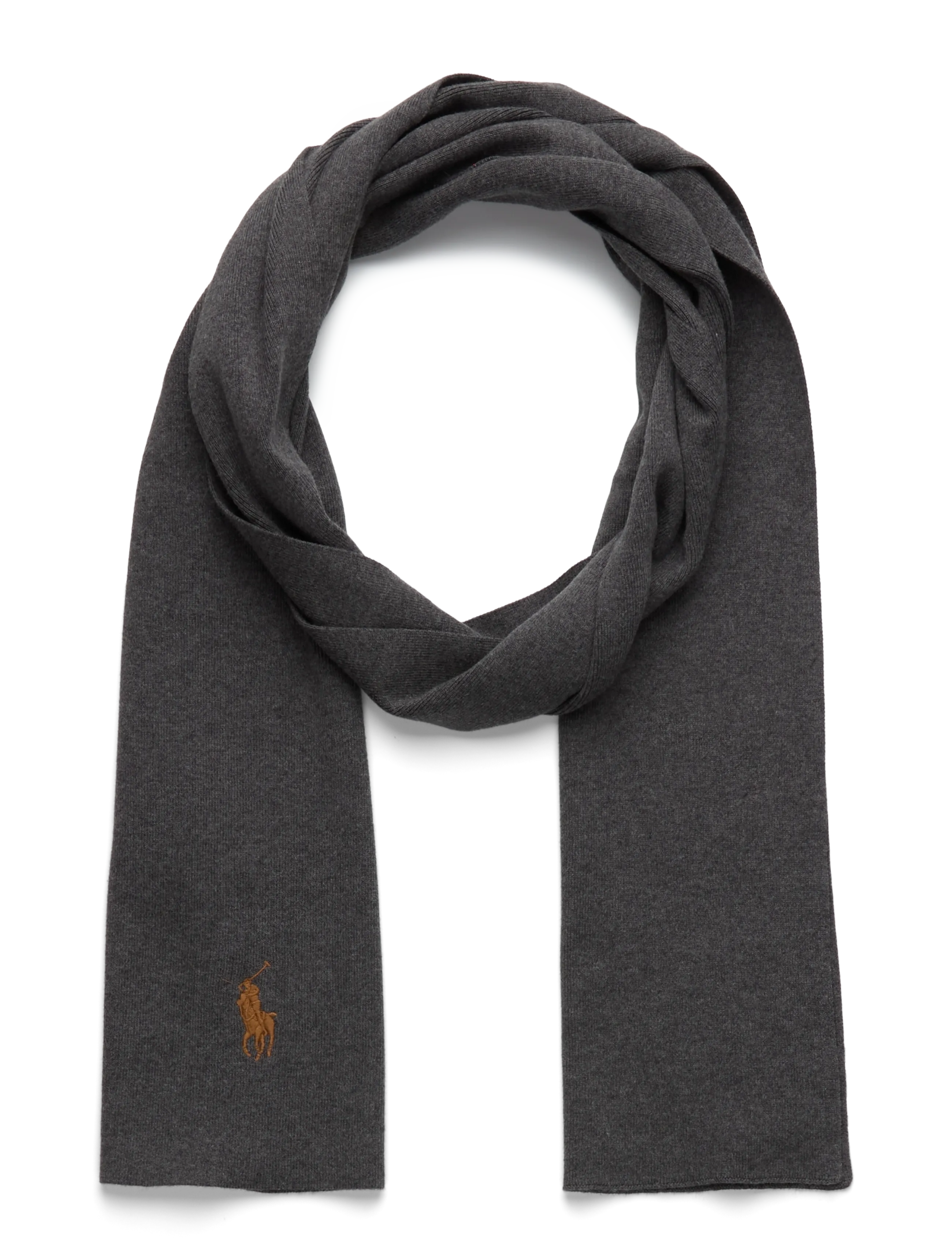 Polo Ralph Lauren - Rib-Knit Cotton Beanie & Scarf Gift Set - osta olukorra järgi - iron grey heather - 2