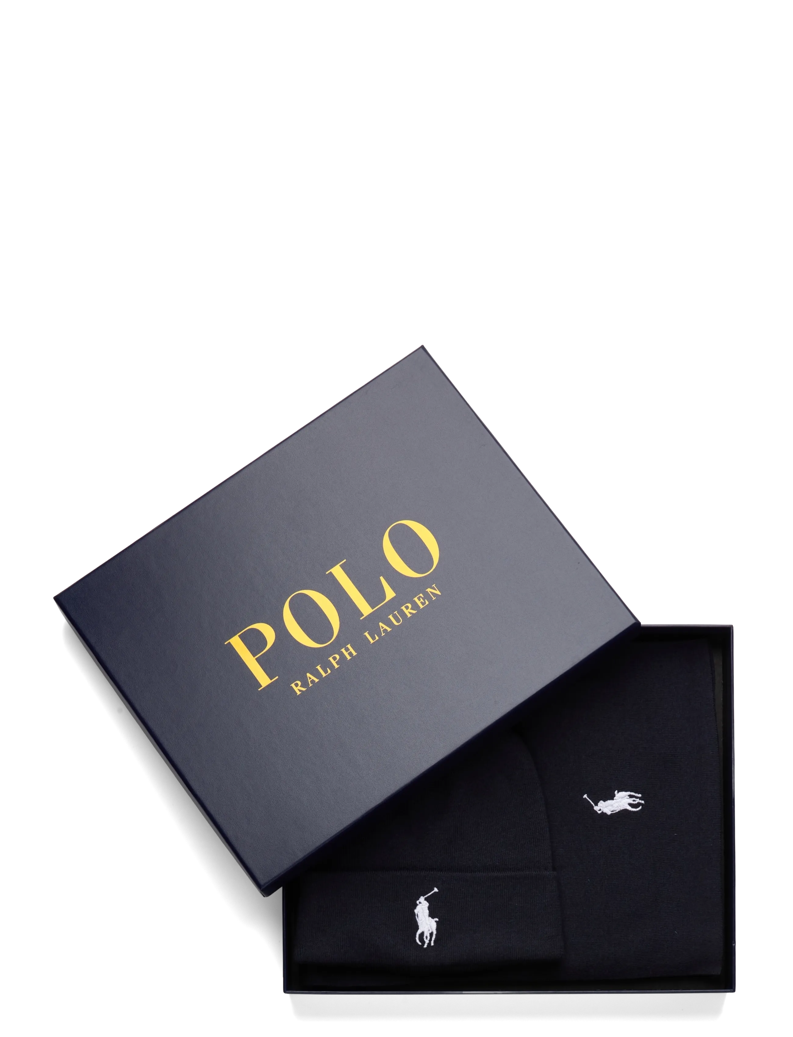 Polo Ralph Lauren - Rib-Knit Cotton Beanie & Scarf Gift Set - achetez selon l'occasion - navy heather - 3