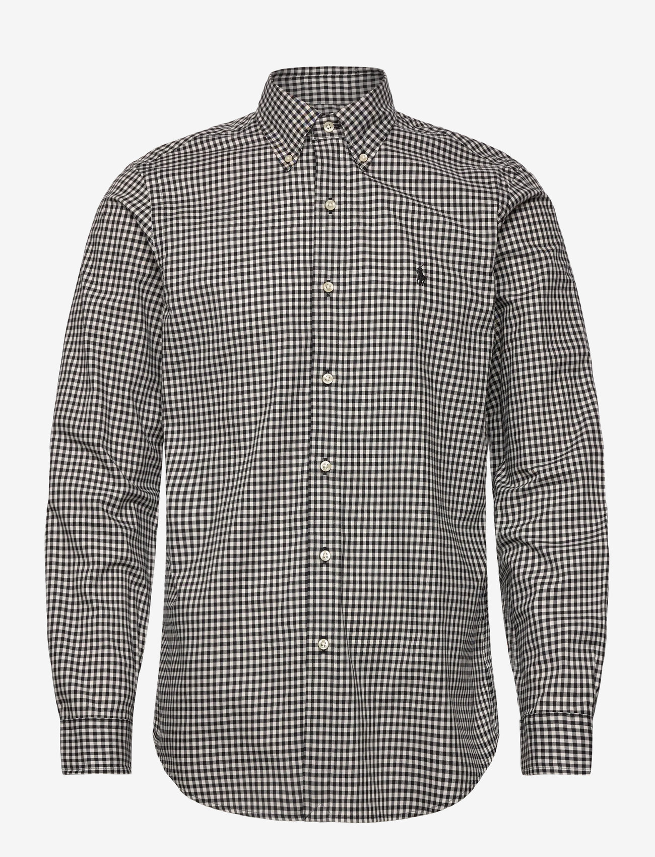 Polo Ralph Lauren - Custom Fit Plaid Twill Shirt - basic skjortor - 4192b nero/blanc - 0