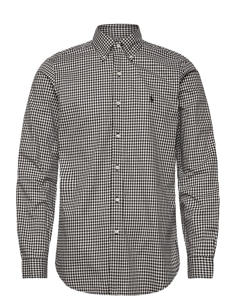 Polo Ralph Lauren - Custom Fit Plaid Twill Shirt - basic skjortor - 4192b nero/blanc - 0