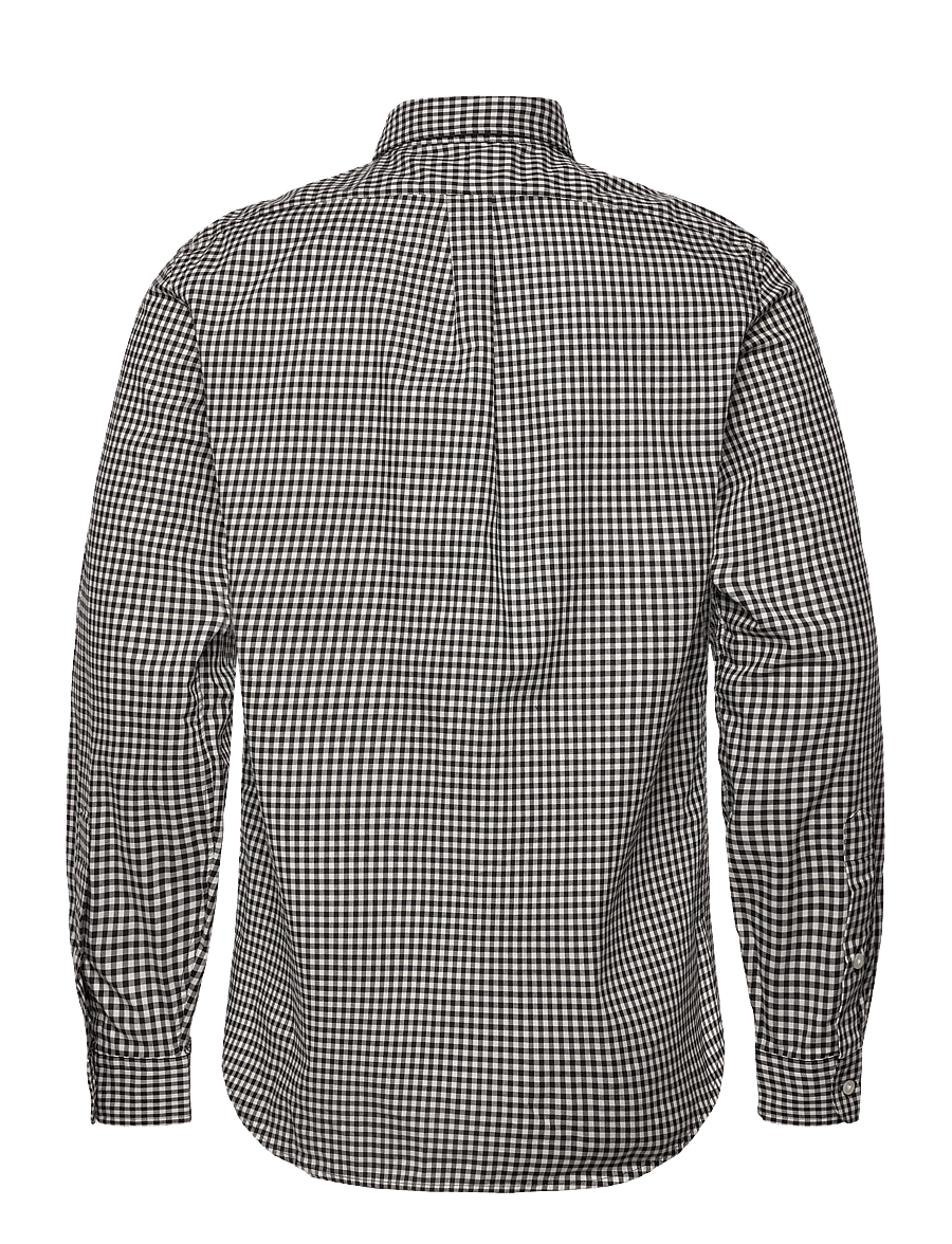 Polo Ralph Lauren - Custom Fit Plaid Twill Shirt - ternede skjorter - 4192b nero/blanc - 1