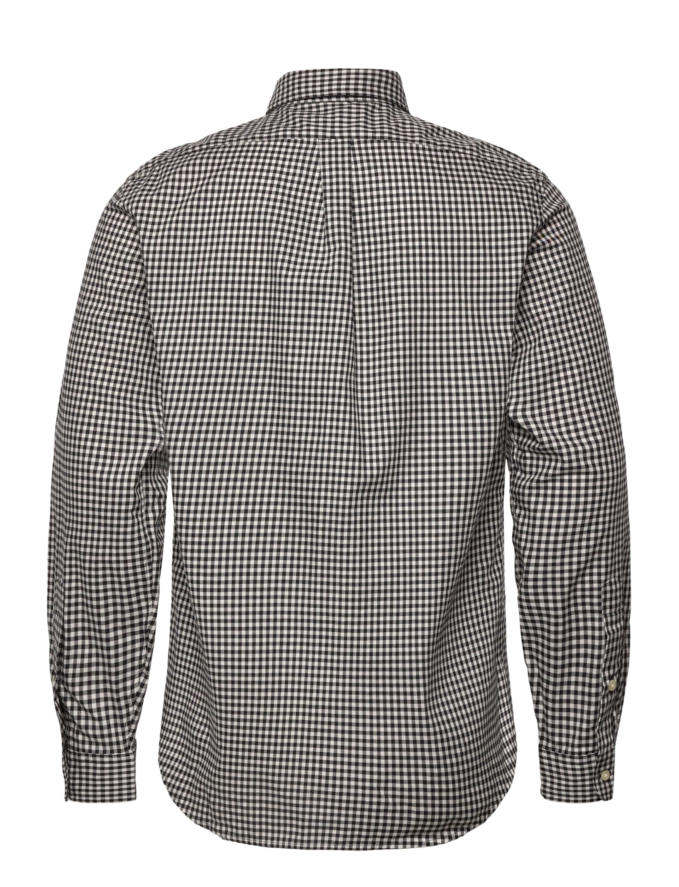Polo Ralph Lauren - Custom Fit Plaid Twill Shirt - ternede skjorter - 4192b nero/blanc - 1