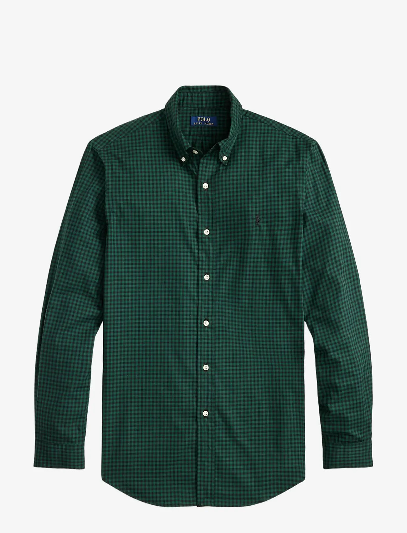 Polo Ralph Lauren - Custom Fit Plaid Twill Shirt - basic skjortor - 4192e pine/black - 1
