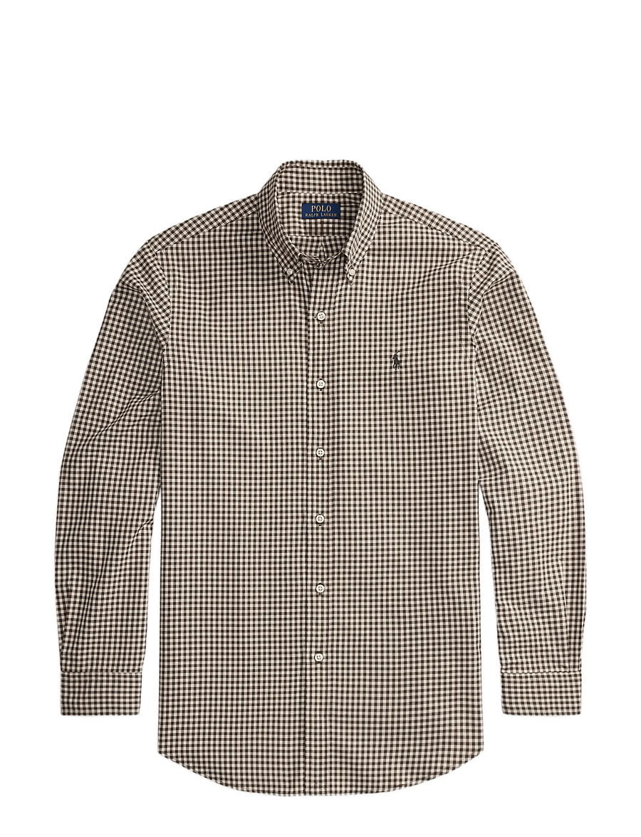 Polo Ralph Lauren - Custom Fit Plaid Twill Shirt - koszule w kratkę - 4192f brown/cream - 1