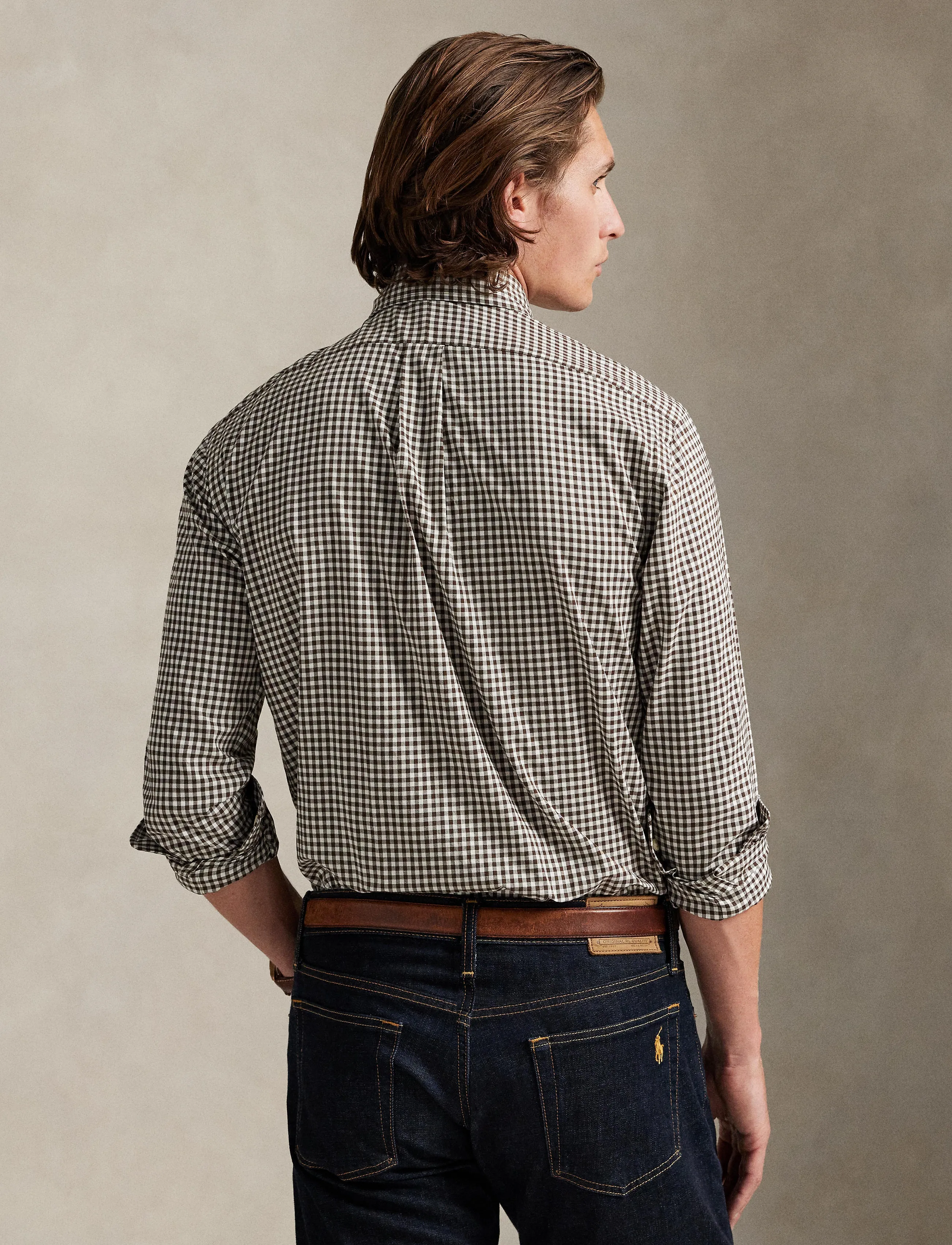 Polo Ralph Lauren - Custom Fit Plaid Twill Shirt - koszule w kratkę - 4192f brown/cream - 2