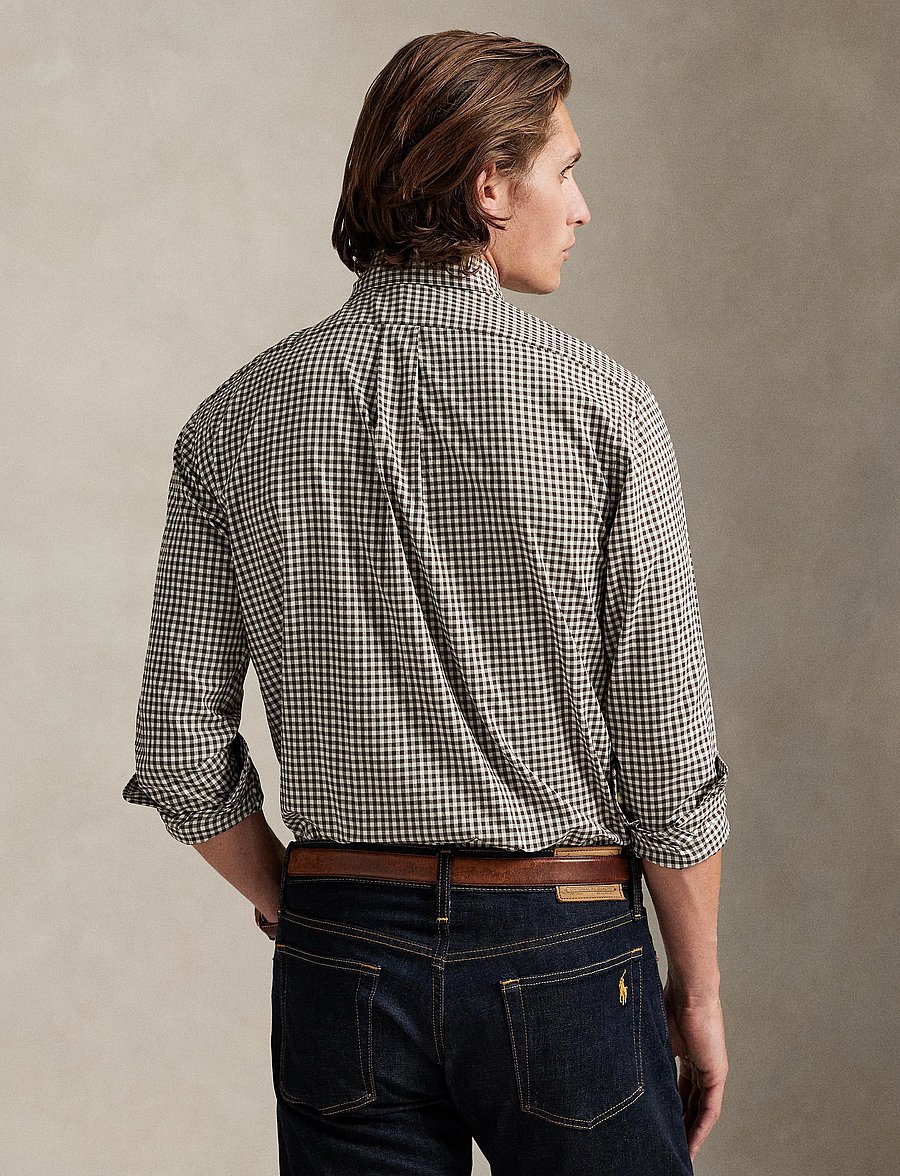 Polo Ralph Lauren - Custom Fit Plaid Twill Shirt - koszule w kratkę - 4192f brown/cream - 2