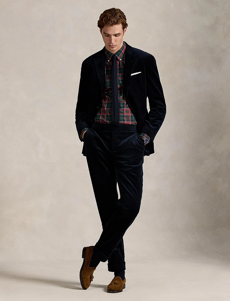 Polo Ralph Lauren - Custom Fit Plaid Twill Shirt - basic skjorter - 6982 forest red m - 0