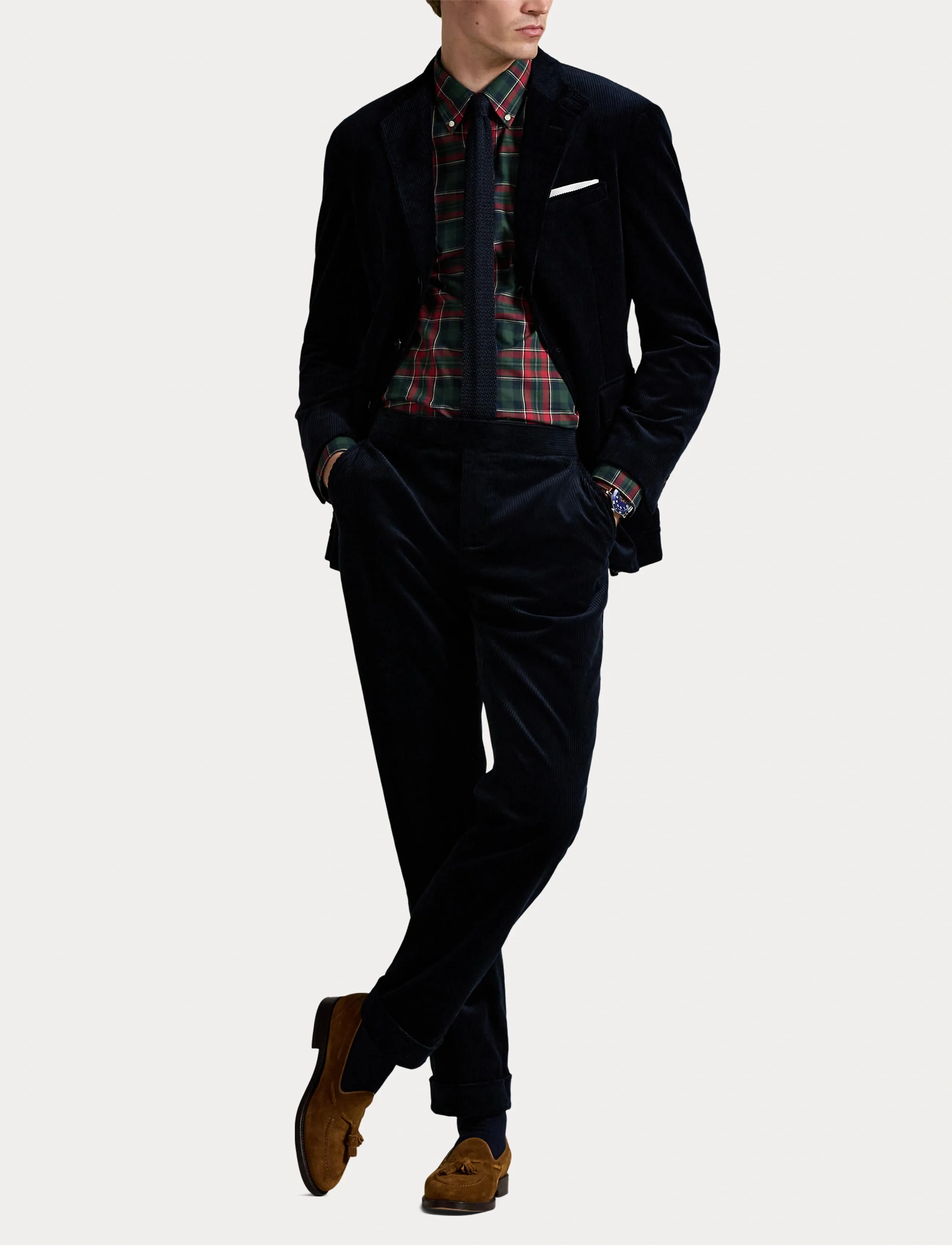 Polo Ralph Lauren - Custom Fit Plaid Twill Shirt - ternede skjorter - 6982 forest red m - 4