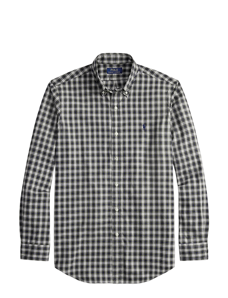 Polo Ralph Lauren - Custom Fit Plaid Twill Shirt - tavalised t-särgid - 6983 blue green m - 1