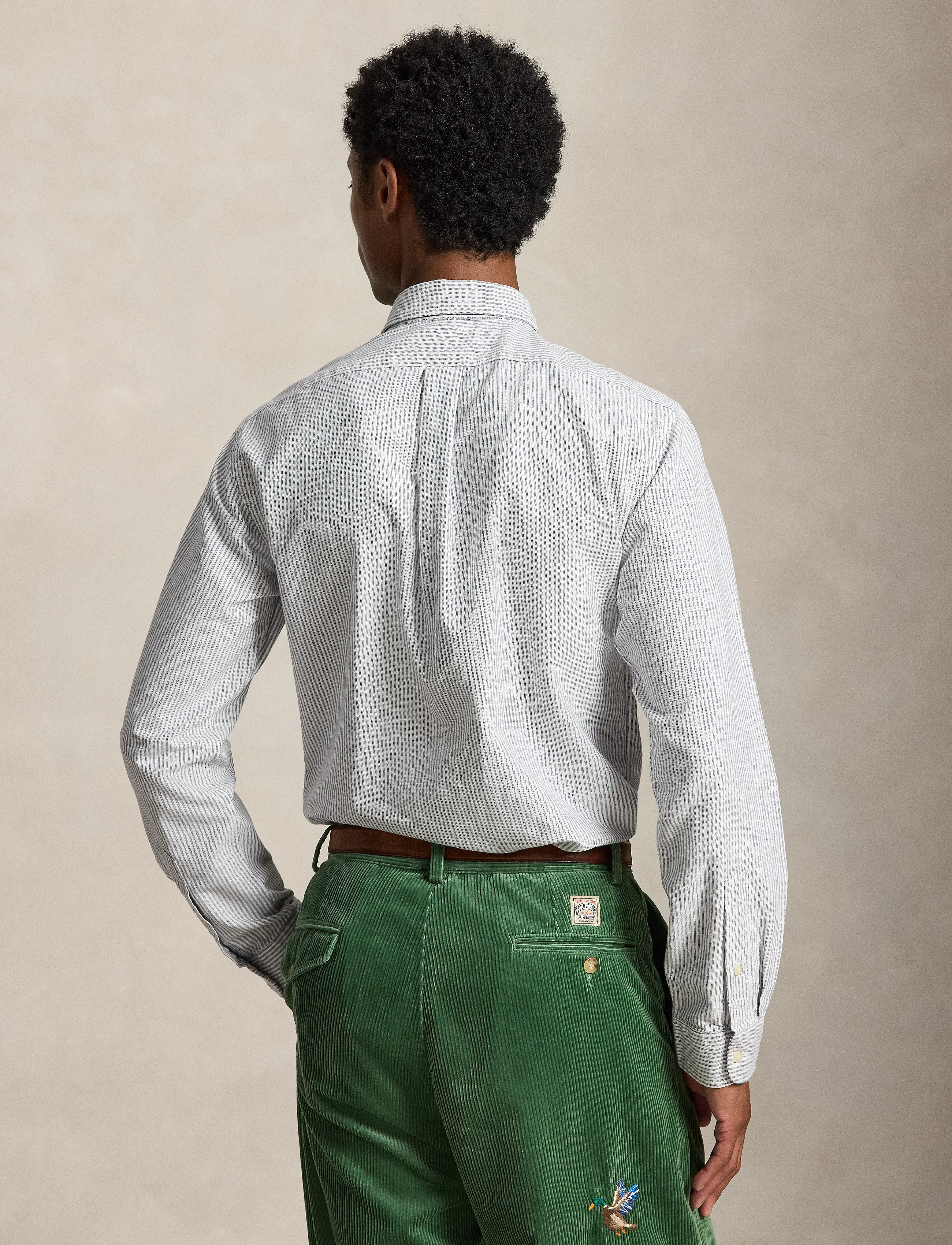 Polo Ralph Lauren - Custom Fit Striped Oxford Shirt - oxford-hemden - 6636a navy white - 4