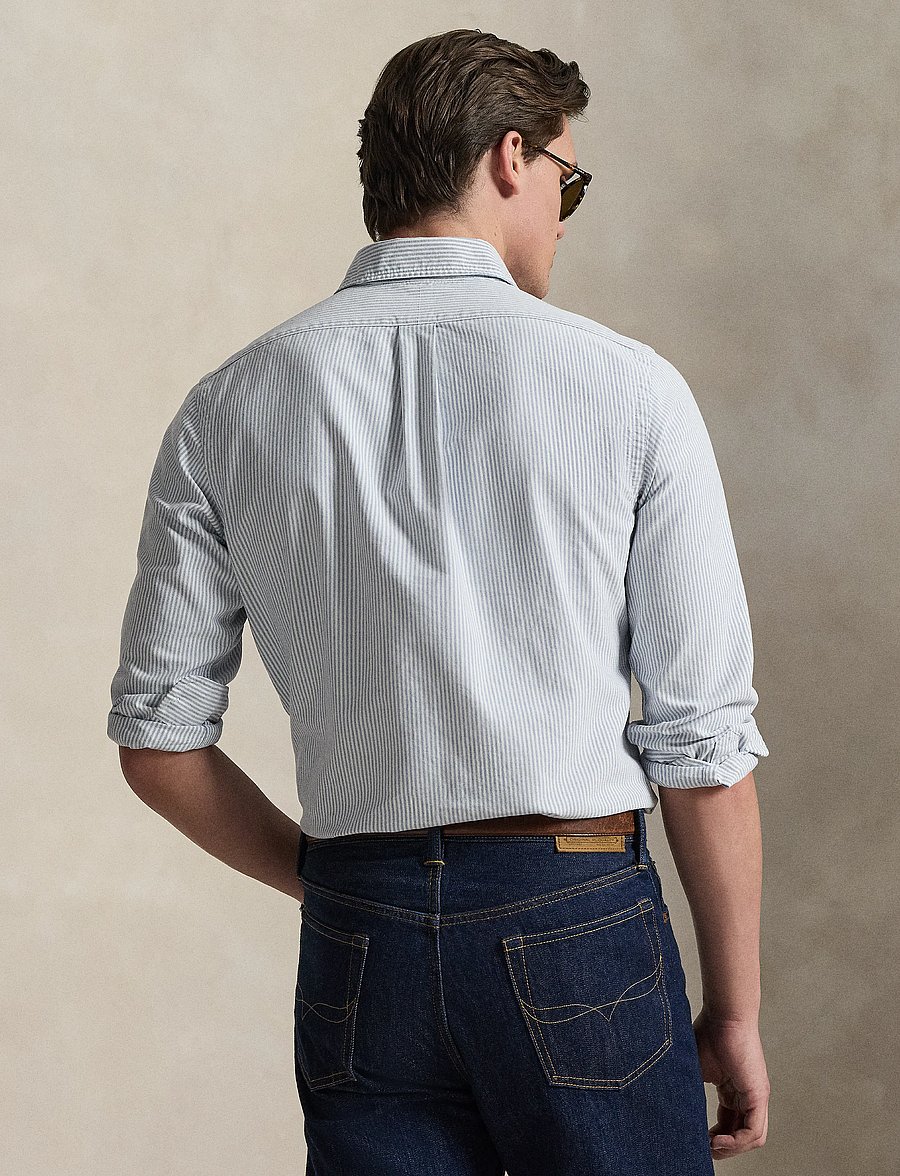 Polo Ralph Lauren - CLASSIC OXFORD-CUBDPPCS UNI STRIPE - gestreifte hemden - 6636a navy white - 3