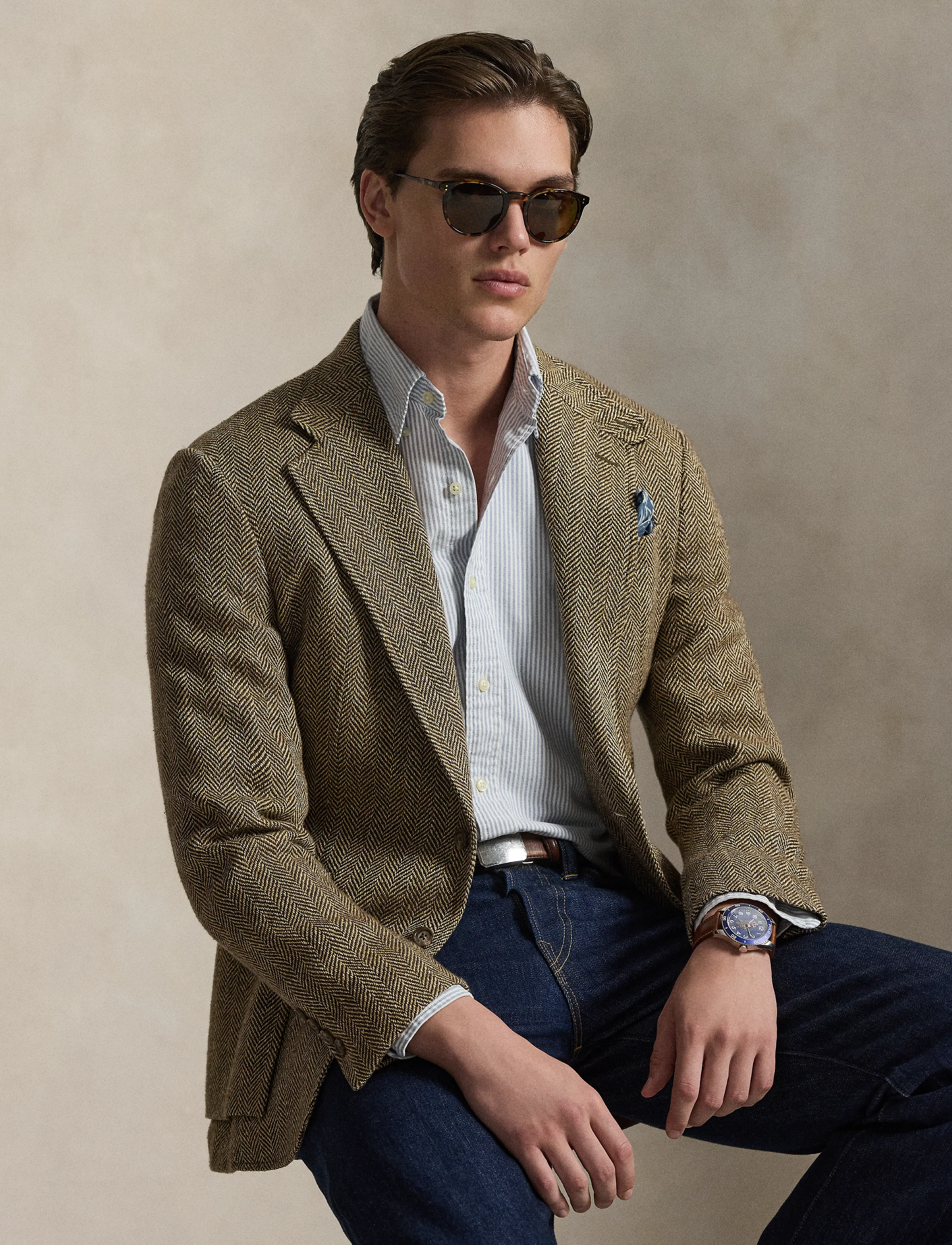 Polo Ralph Lauren - CLASSIC OXFORD-CUBDPPCS UNI STRIPE - gestreifte hemden - 6636a navy white - 4