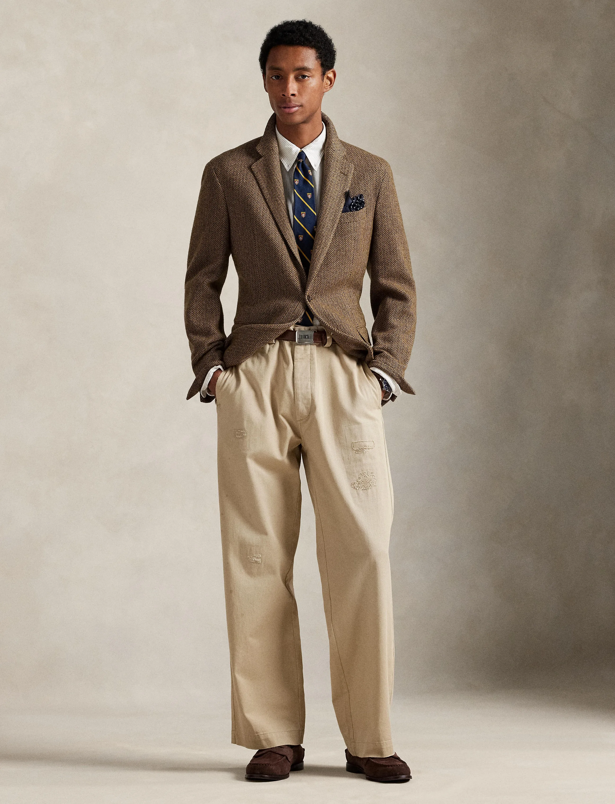 Polo Ralph Lauren CLASSIC OXFORD-CUBDPPCS UNI STRIPE - Gestreifte Hemden - 6636G COASTAL BEI / beige