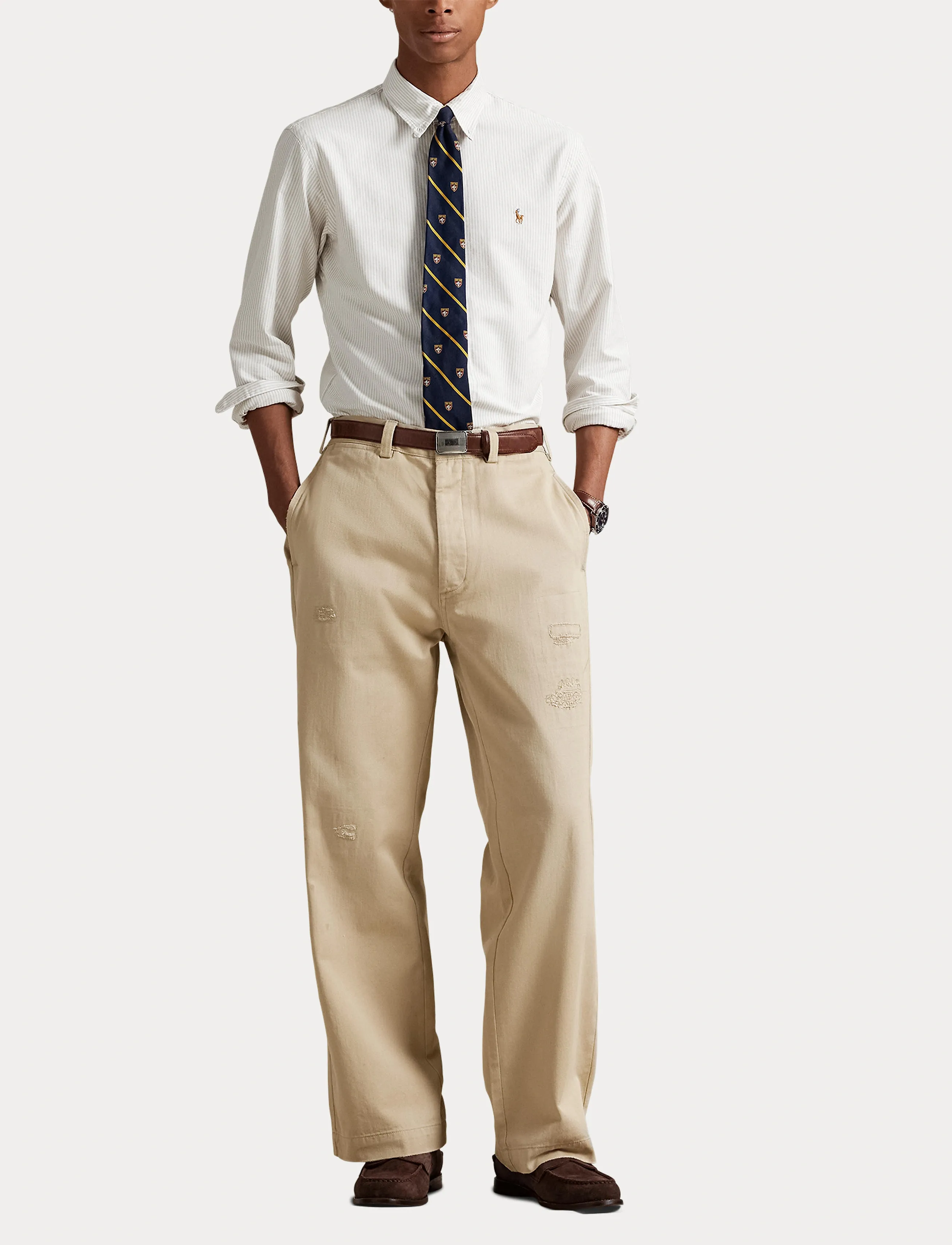 Polo Ralph Lauren - CLASSIC OXFORD-CUBDPPCS UNI STRIPE - gestreifte hemden - 6636g coastal bei - 4