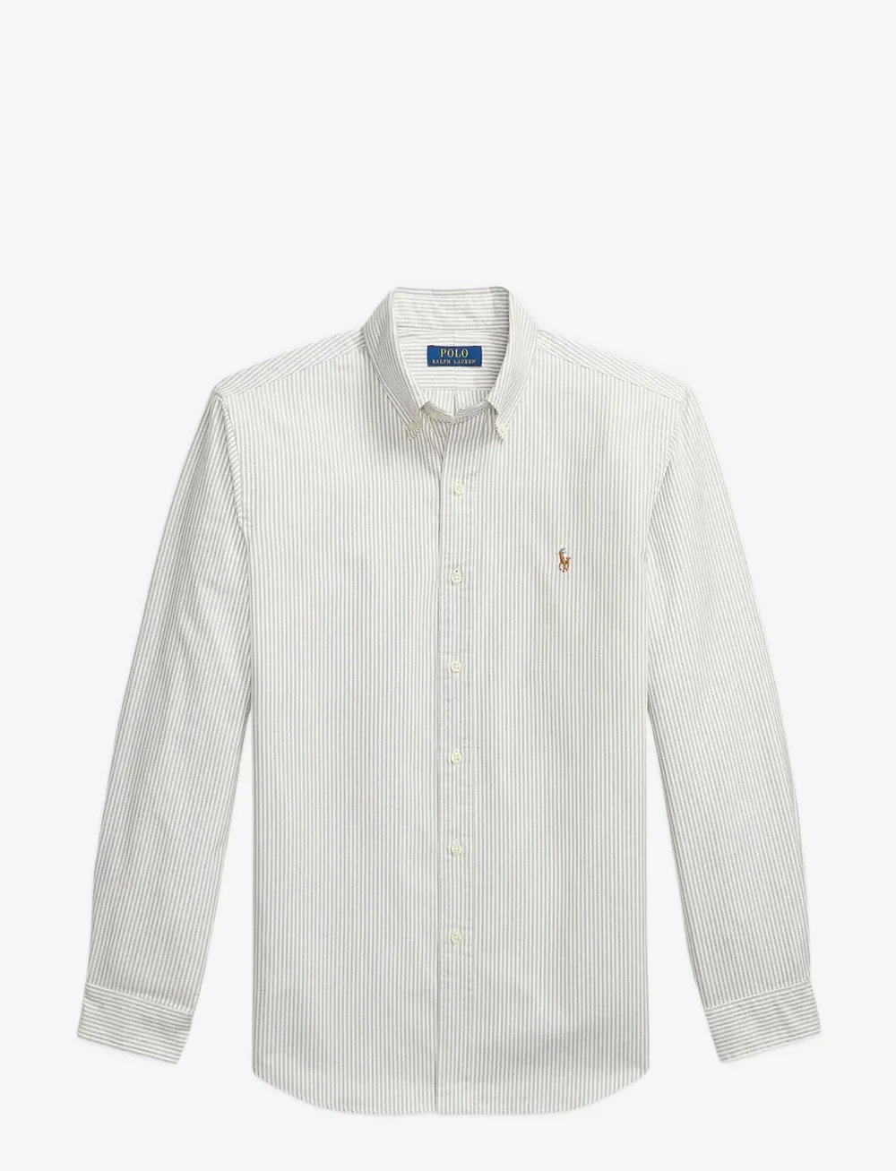 Polo Ralph Lauren - Custom Fit Striped Oxford Shirt - basic skjortor - 6636k pale russet - 1