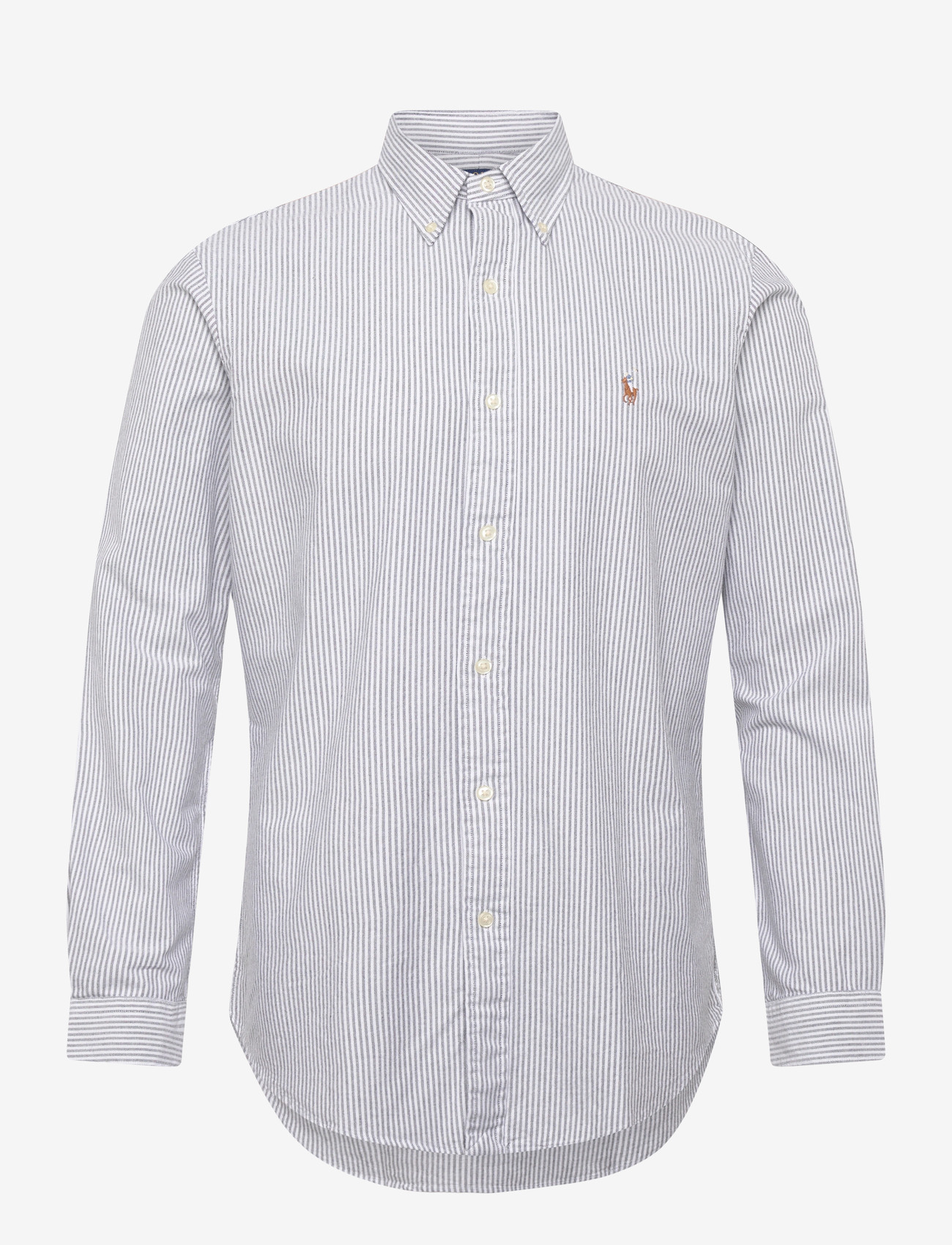 Polo Ralph Lauren - Custom Fit Striped Oxford Shirt - basic skjorter - 6636o slate/white - 0