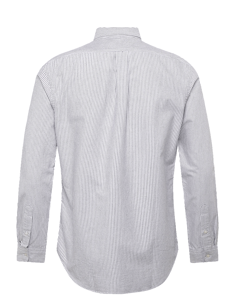 Polo Ralph Lauren - Custom Fit Striped Oxford Shirt - basic skjorter - 6636o slate/white - 1