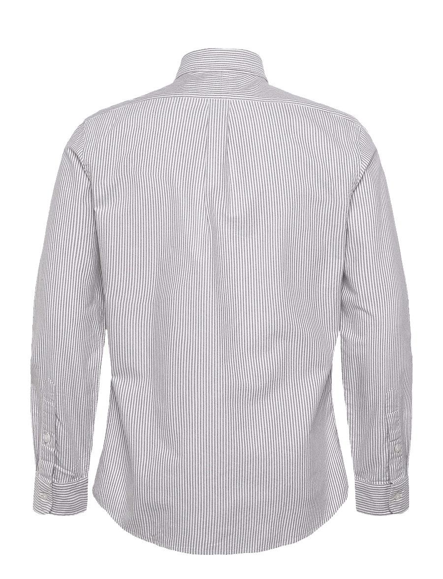 Polo Ralph Lauren - Custom Fit Striped Oxford Shirt - gestreifte hemden - 6636q nutmeg brow - 1