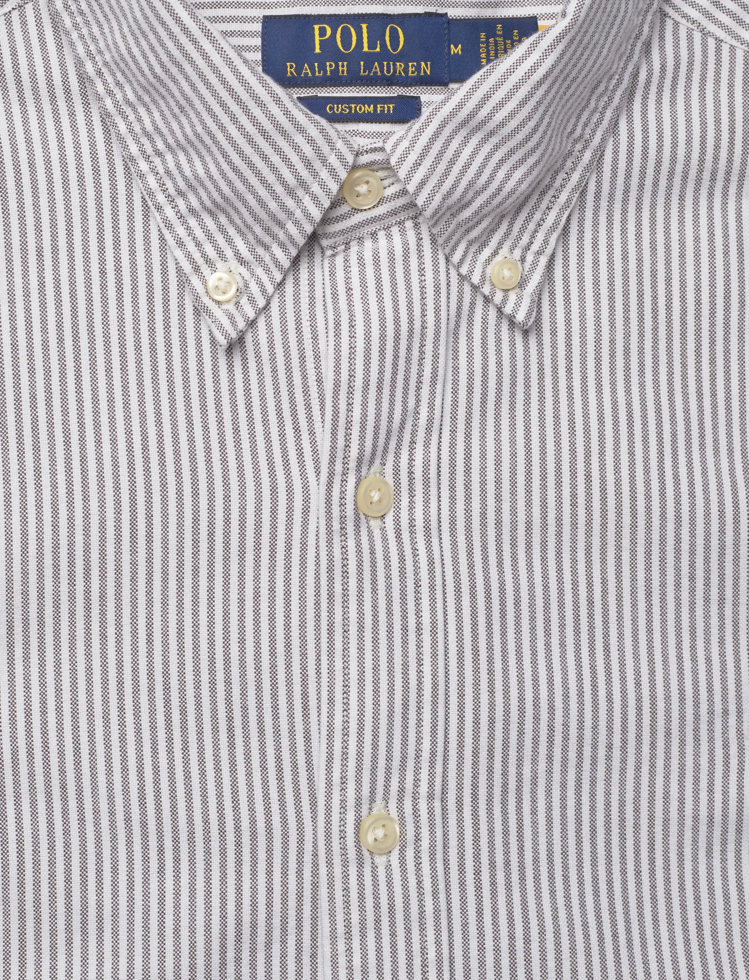 Polo Ralph Lauren - Custom Fit Striped Oxford Shirt - triibulised särgid - 6636q nutmeg brow - 2
