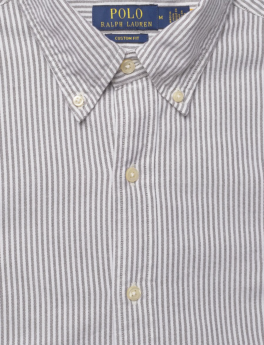 Polo Ralph Lauren - Custom Fit Striped Oxford Shirt - gestreifte hemden - 6636q nutmeg brow - 2