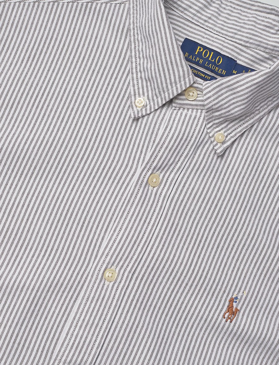 Polo Ralph Lauren - Custom Fit Striped Oxford Shirt - gestreifte hemden - 6636q nutmeg brow - 3
