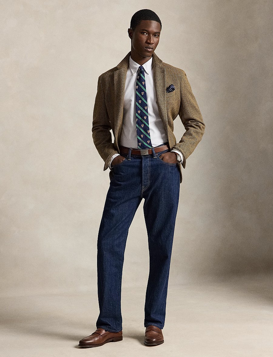 Polo Ralph Lauren - Custom Fit Striped Oxford Shirt - randiga skjortor - 6636u light lilac - 4