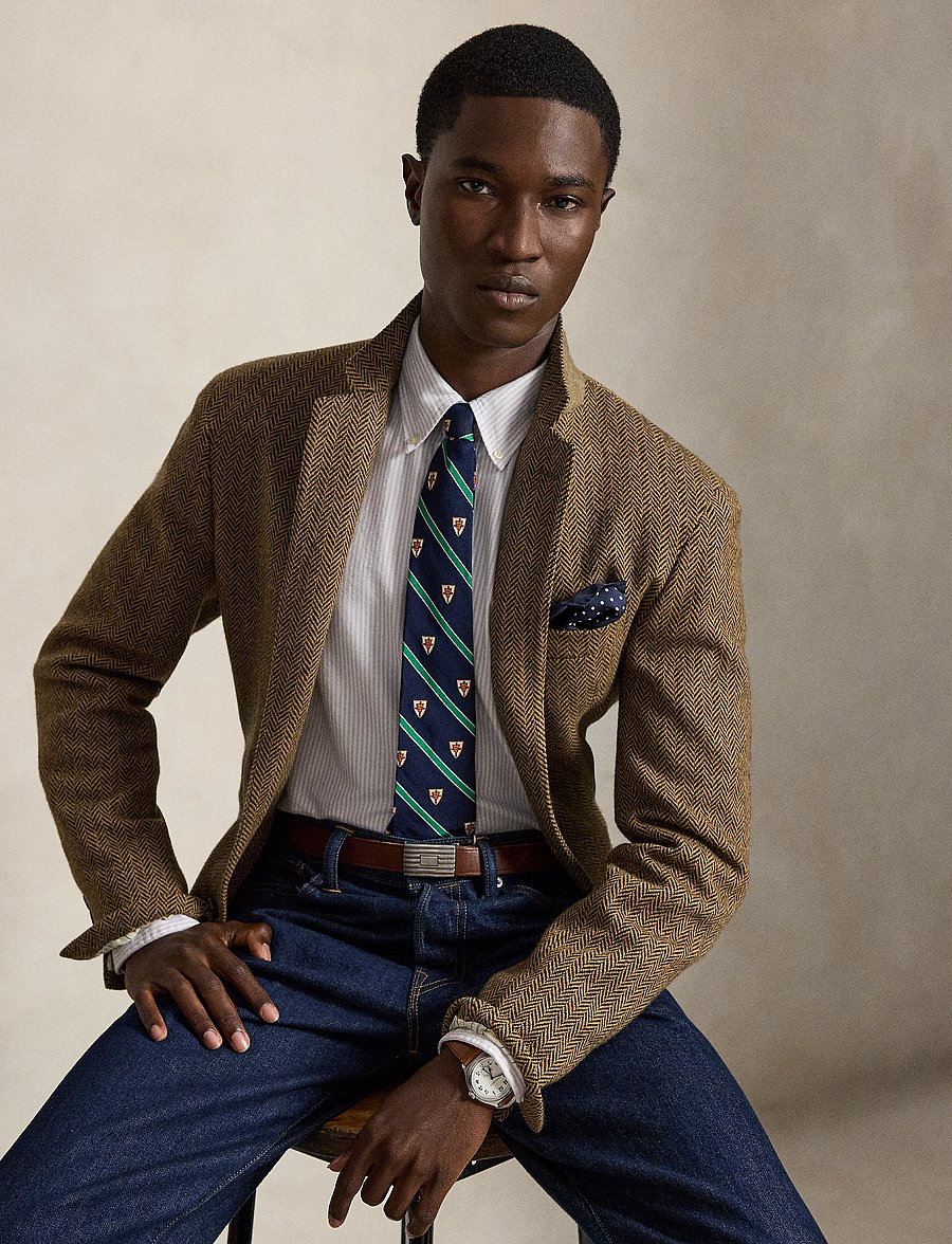 Polo Ralph Lauren - Custom Fit Striped Oxford Shirt - randiga skjortor - 6636u light lilac - 5