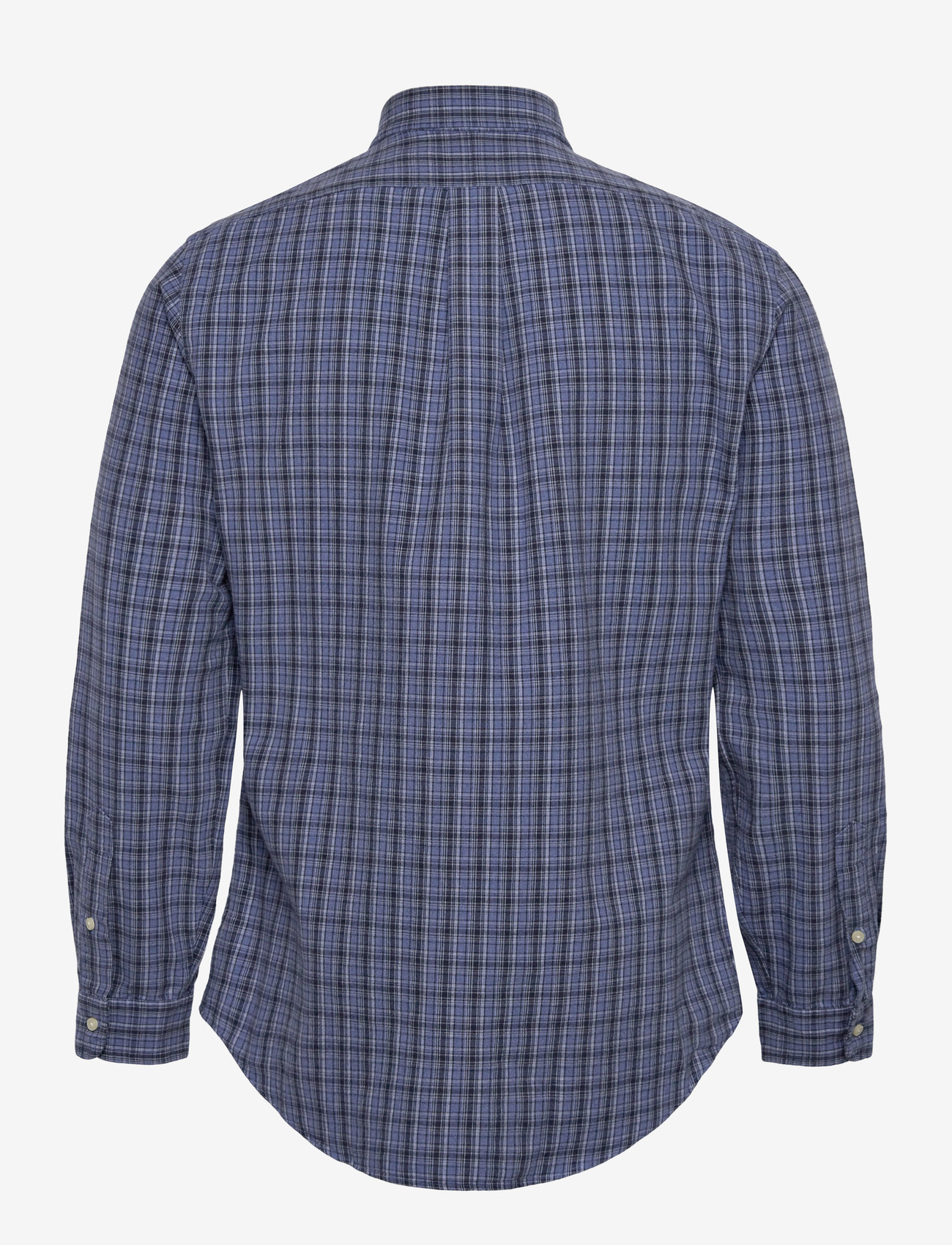 Polo Ralph Lauren - Custom Fit Brushed Oxford Shirt - basic skjorter - 7033a blue heathe - 1