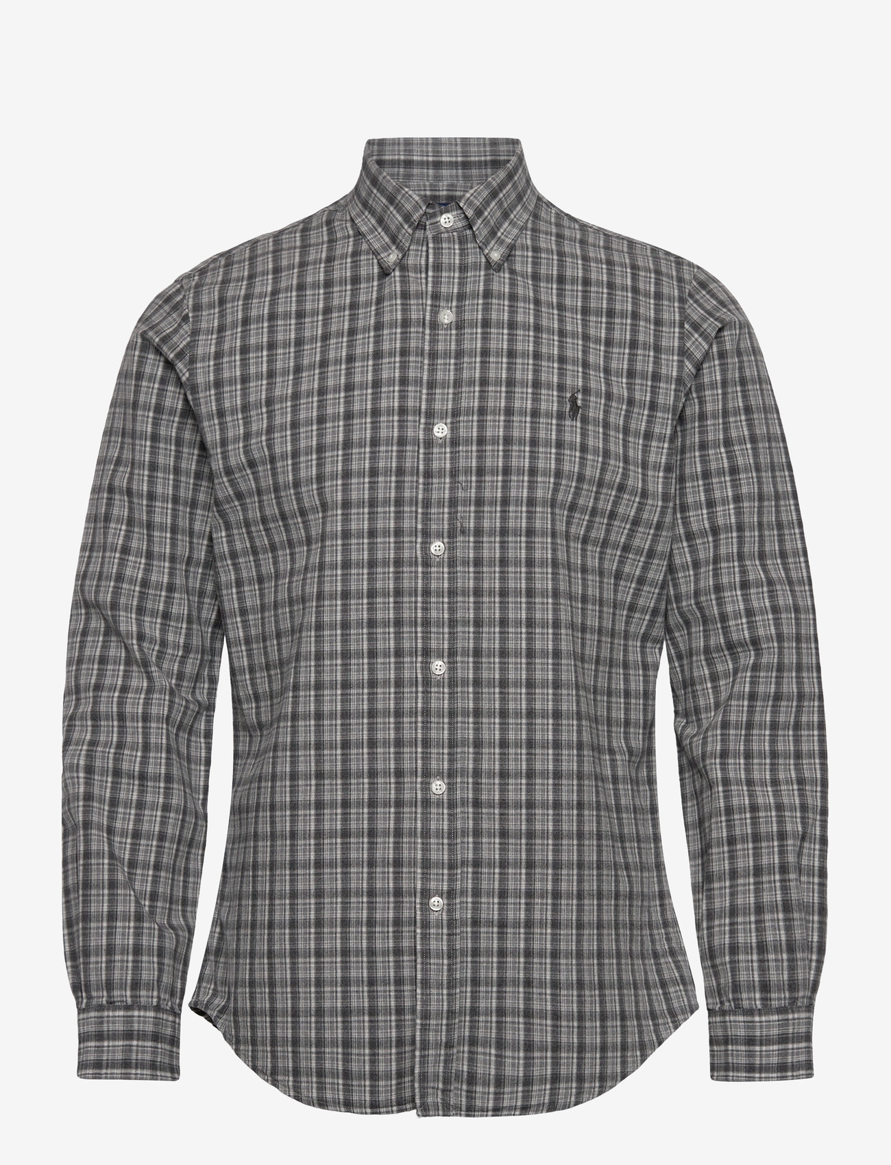 Polo Ralph Lauren - Custom Fit Brushed Oxford Shirt - basic skjorter - 7033b grey heathe - 0