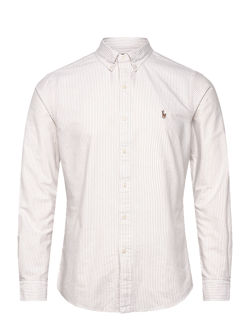 Polo Ralph Lauren - Slim Fit Striped Oxford Shirt - basic-hemden - 6636g coastal bei - 0