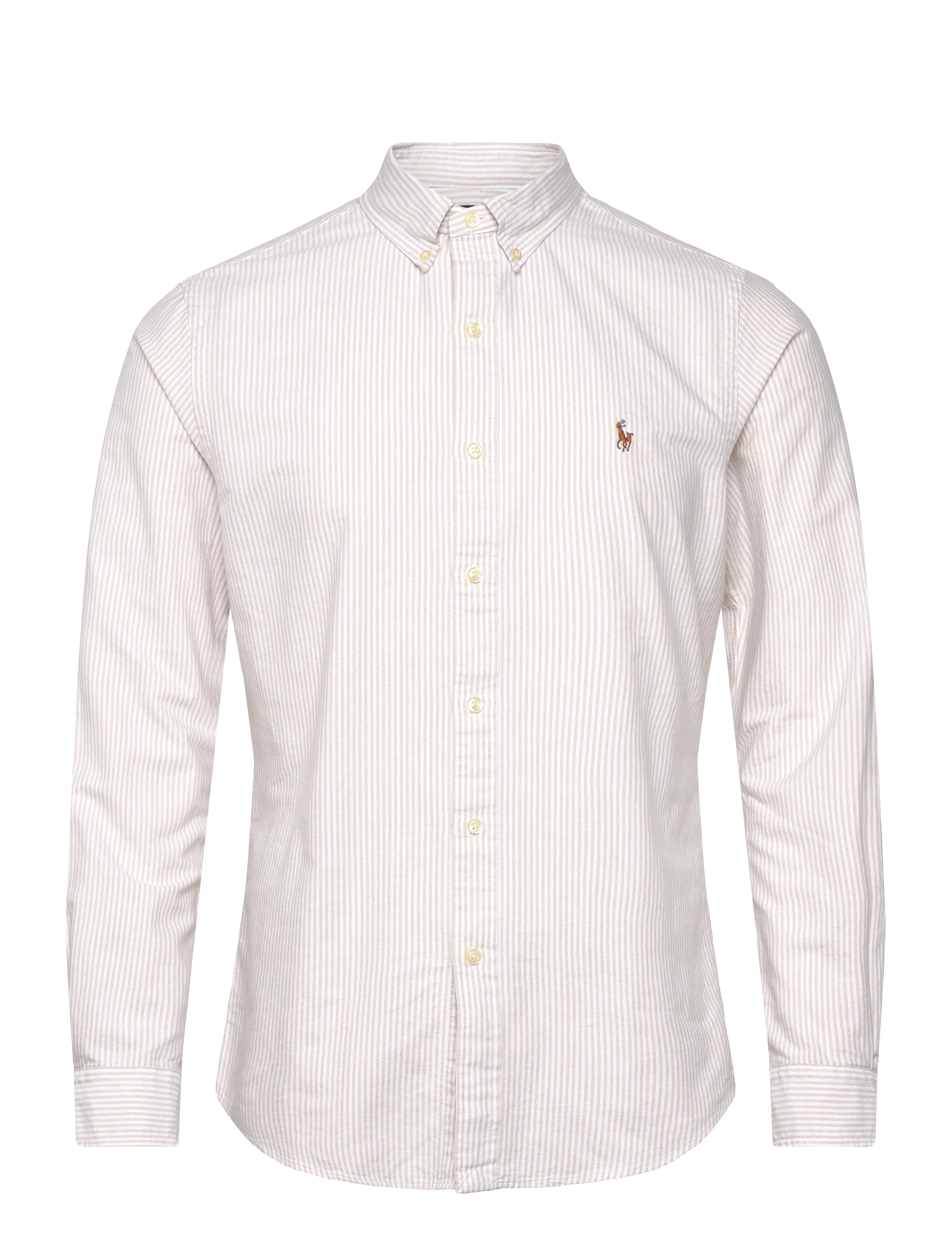 Polo Ralph Lauren Slim Fit Striped Oxford Shirt - 4 for 3 - 6636G COASTAL BEI / cream