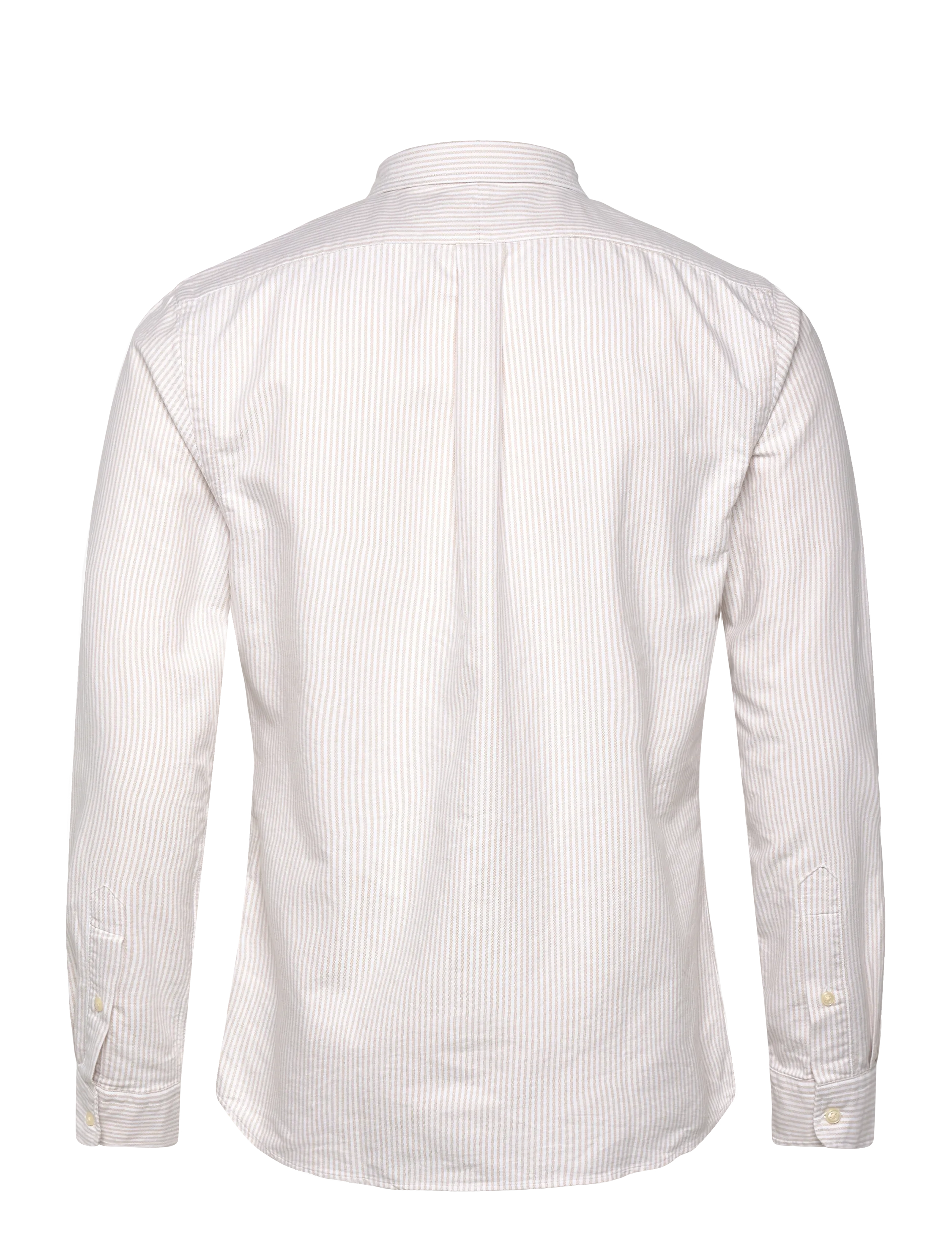 Polo Ralph Lauren - Slim Fit Striped Oxford Shirt - stribede skjorter - 6636g coastal bei - 2