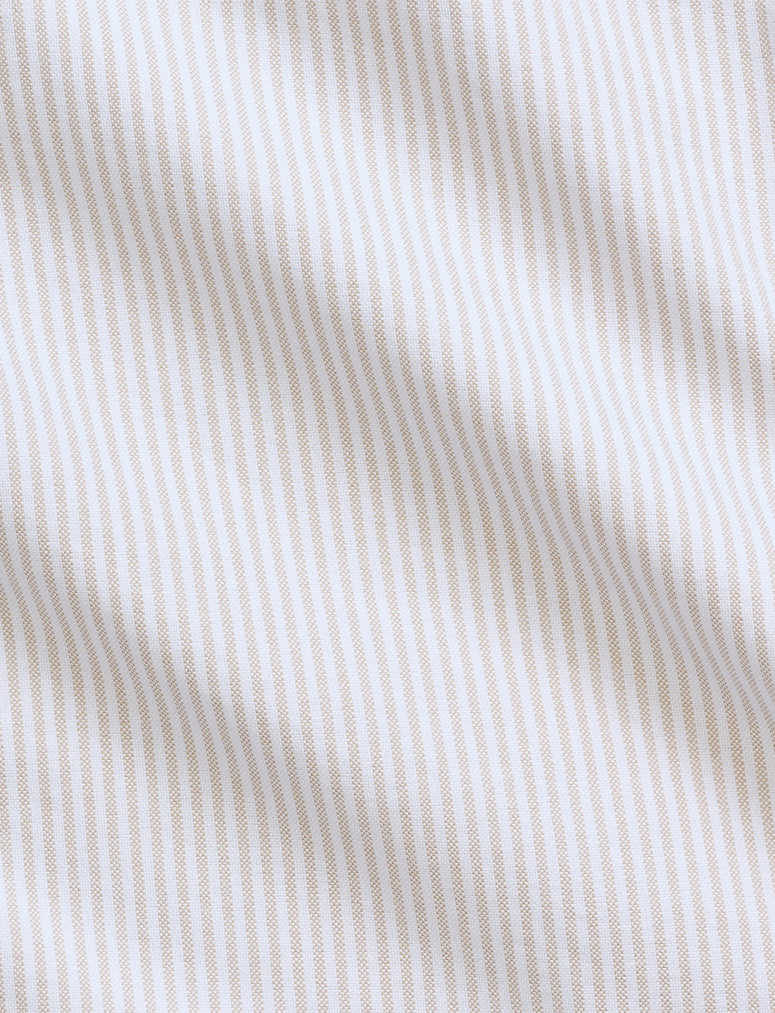 Polo Ralph Lauren - Slim Fit Striped Oxford Shirt - stribede skjorter - 6636g coastal bei - 5