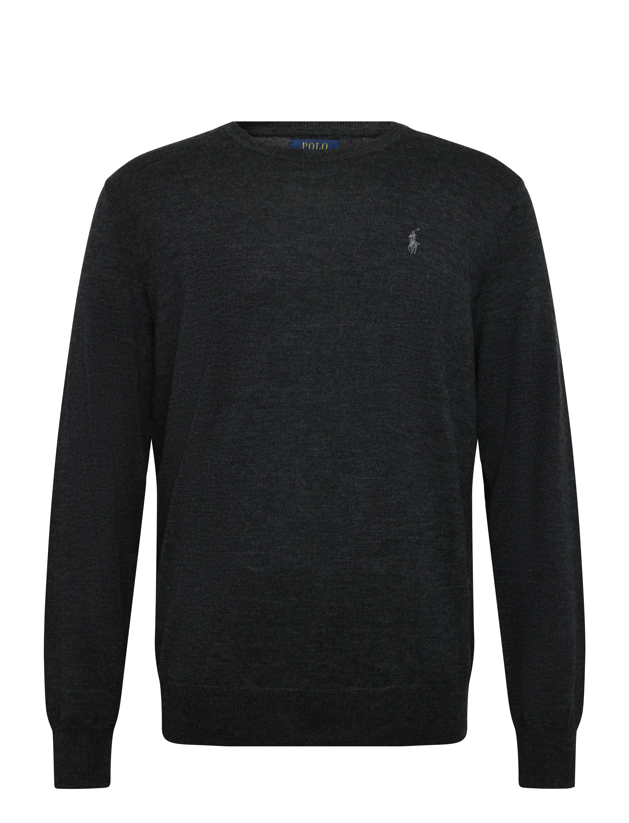 Polo Ralph Lauren Washable Wool Crewneck Sweater - Ümara kaelusega - DARK GRANITE HTHR / grey