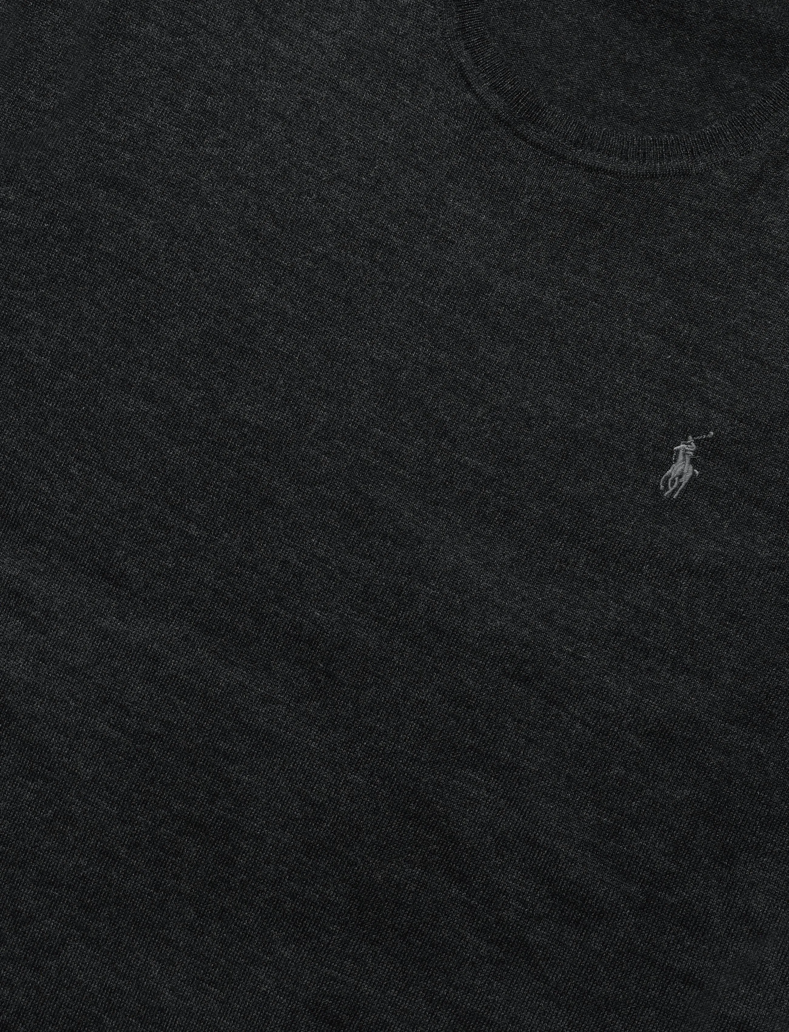Polo Ralph Lauren - Washable Wool Crewneck Sweater - Ümara kaelusega - dark granite hthr - 2