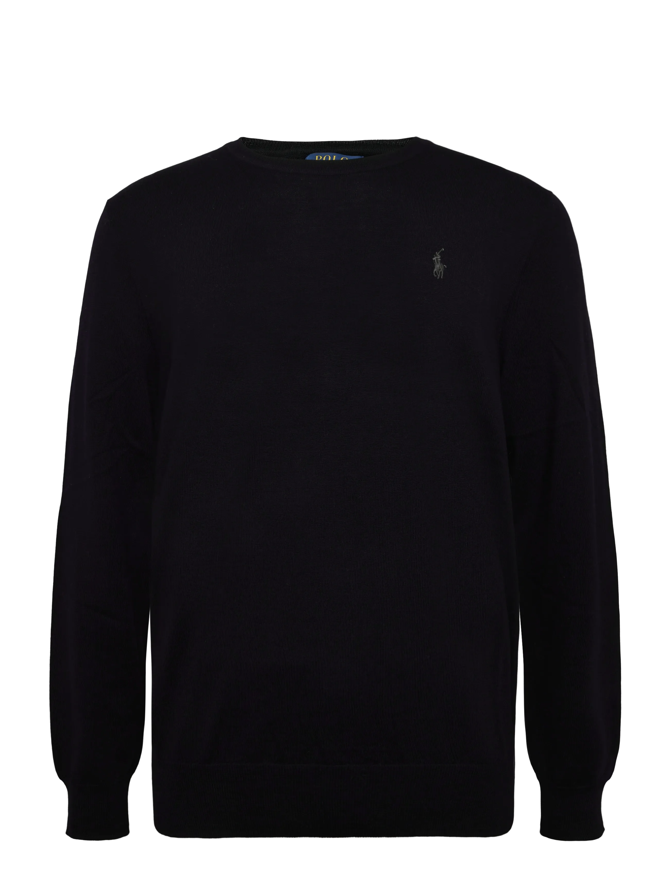 Polo Ralph Lauren Washable Wool Crewneck Sweater - Tøj - POLO BLACK / black