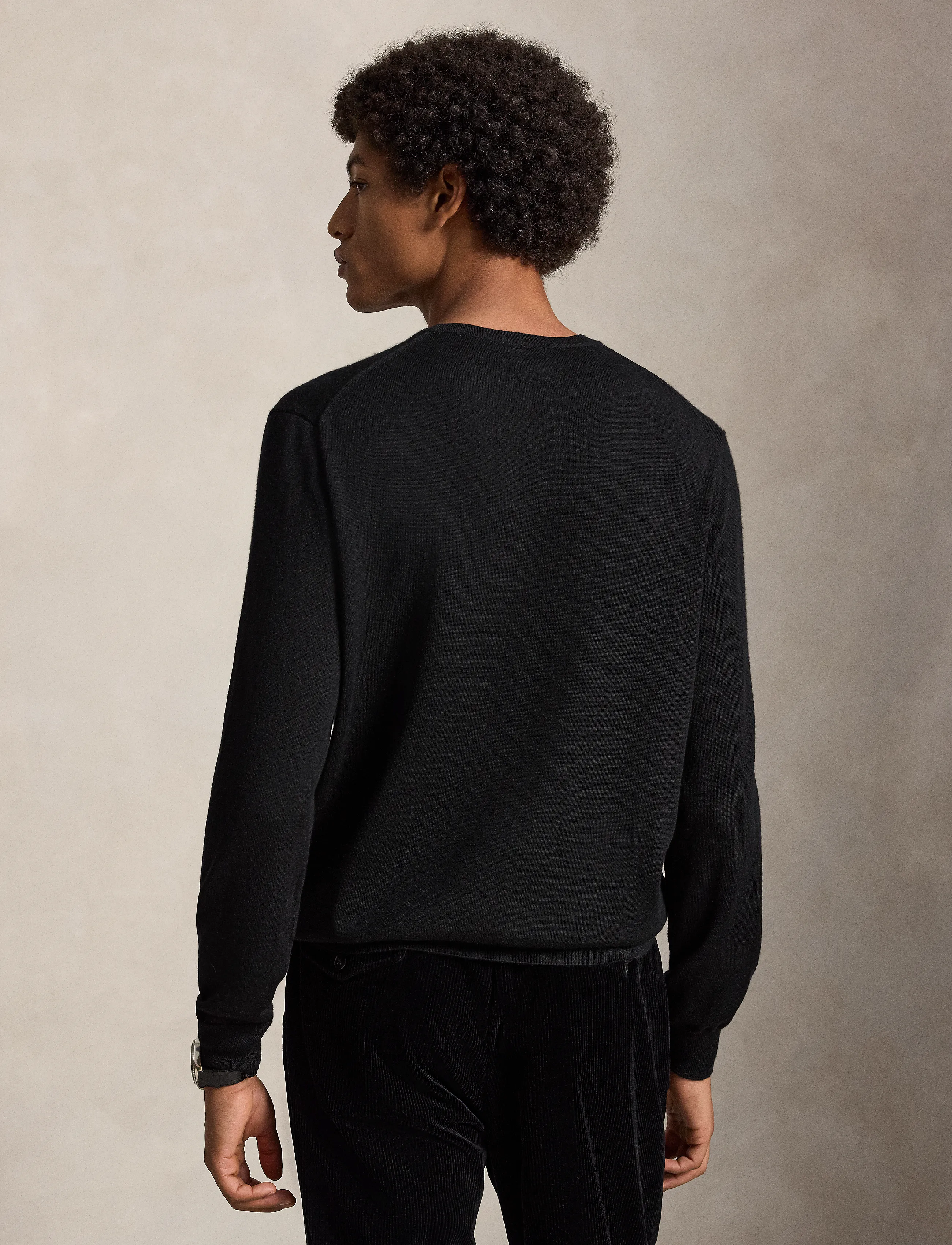 Polo Ralph Lauren - Washable Wool Crewneck Sweater - Ümara kaelusega - polo black - 2