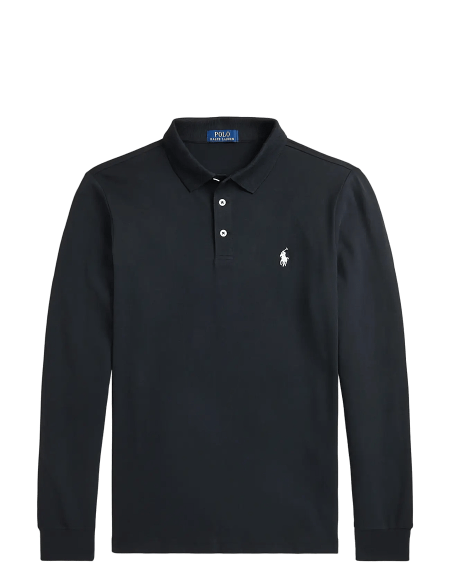 Polo Ralph Lauren - Custom Slim Fit Stretch Mesh Polo Shirt - polo black/c1730 - 1
