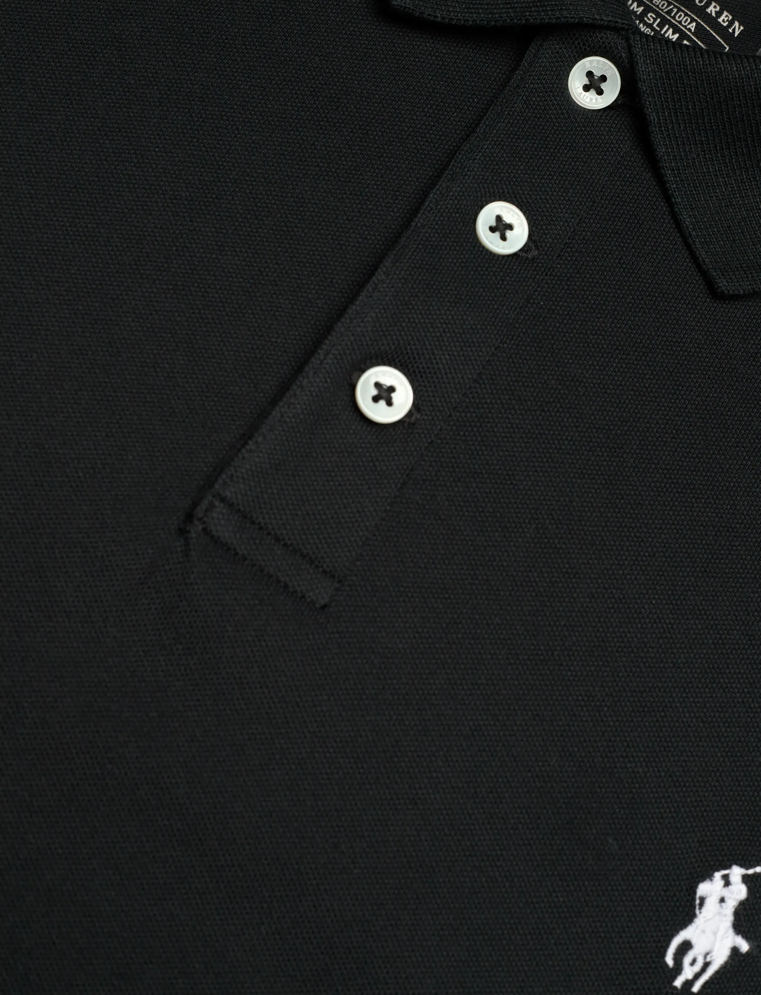 Polo Ralph Lauren - Custom Slim Fit Stretch Mesh Polo Shirt - polo black/c1730 - 2