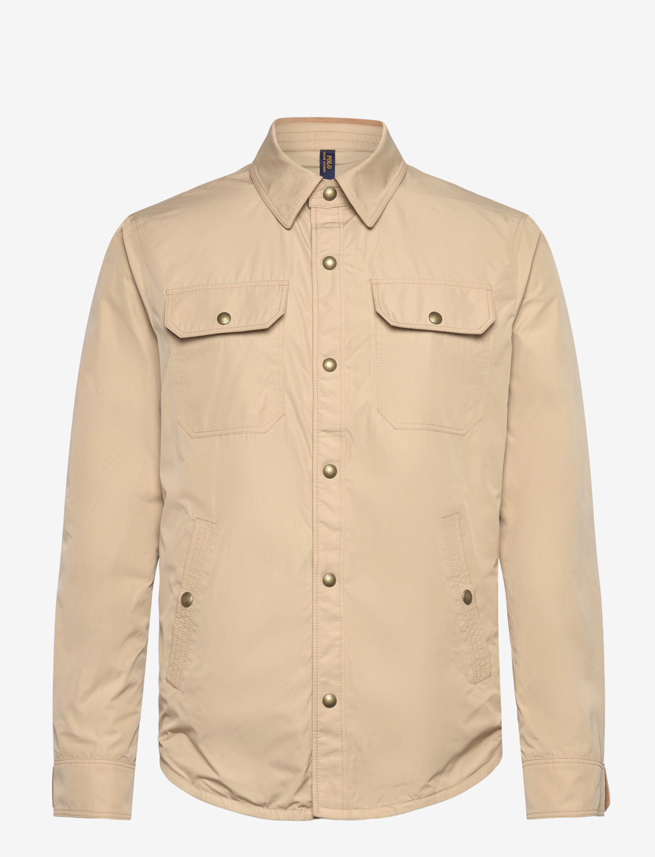 Polo Ralph Lauren - Reversible Suede-Taffeta Shirt Jacket - leichte jacken - vintage khaki/dun - 2