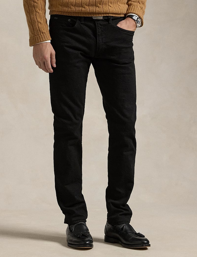 Polo Ralph Lauren - LOW STR DENIM-SULLIVAN SLIM - slim jeans - hdn black - 0