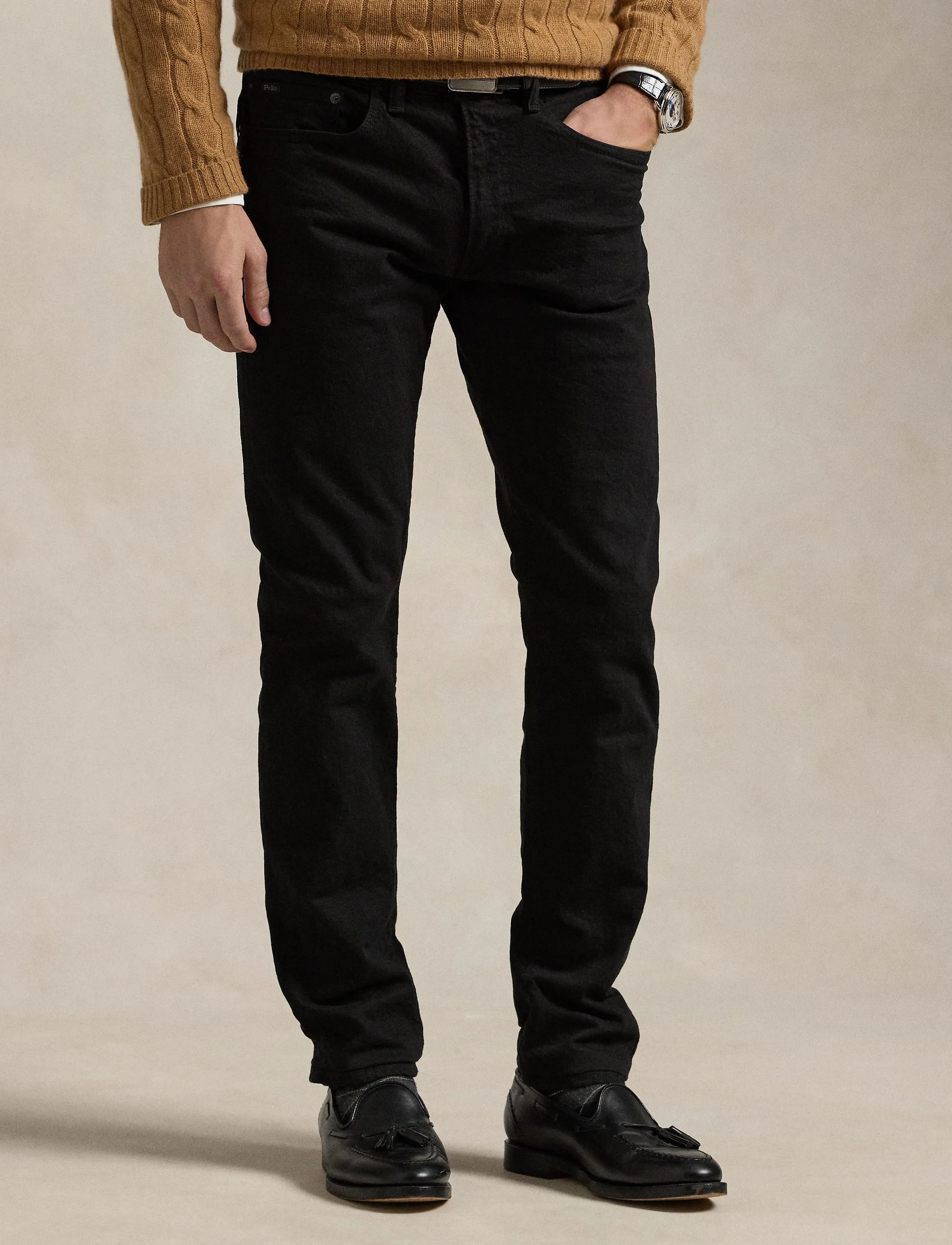 Polo Ralph Lauren Sullivan Slim Polo Pony Stretch Jean - Jeans - HDN BLACK / black
