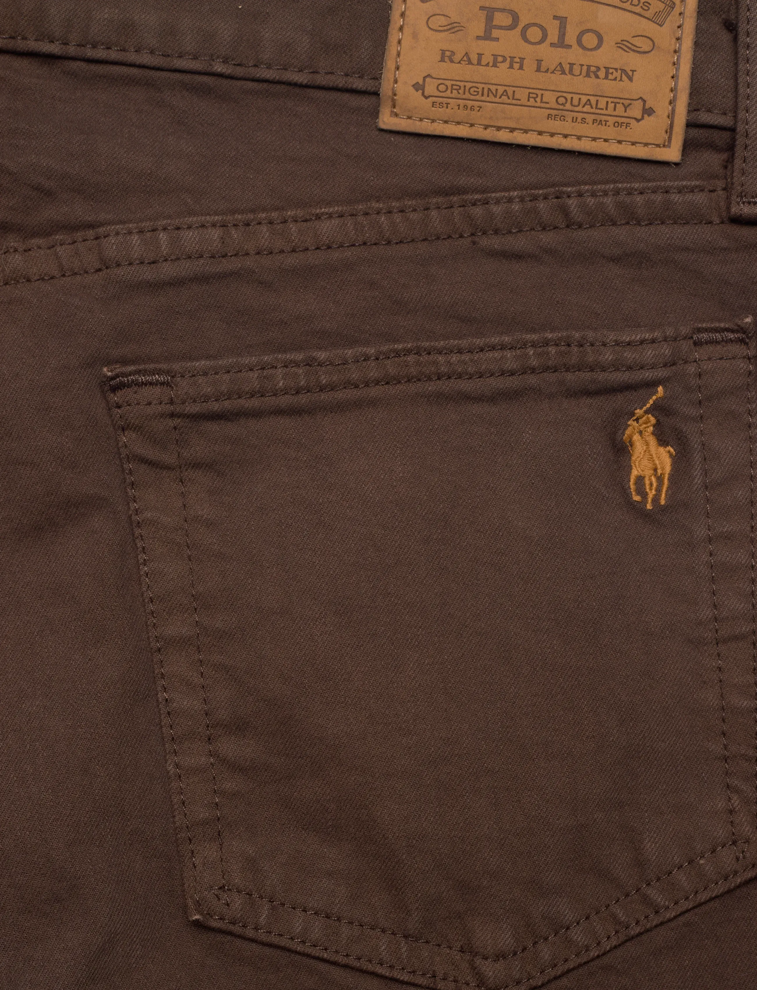 Polo Ralph Lauren - Sullivan Slim Polo Pony Stretch Jean - slim jeans - hdn circuit brown - 4