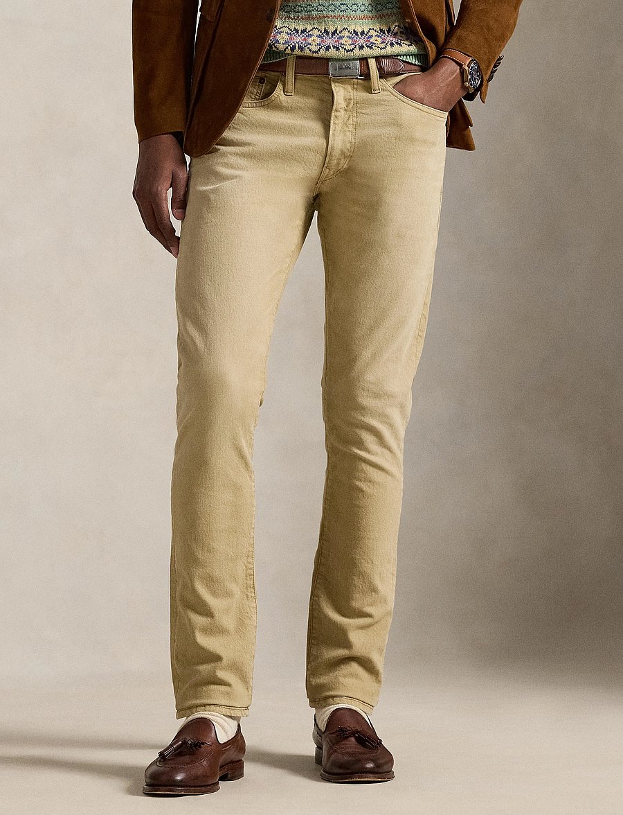 Polo Ralph Lauren - Sullivan Slim Polo Pony Stretch Jean - aptempti džinsai - hdn khaki hill - 0