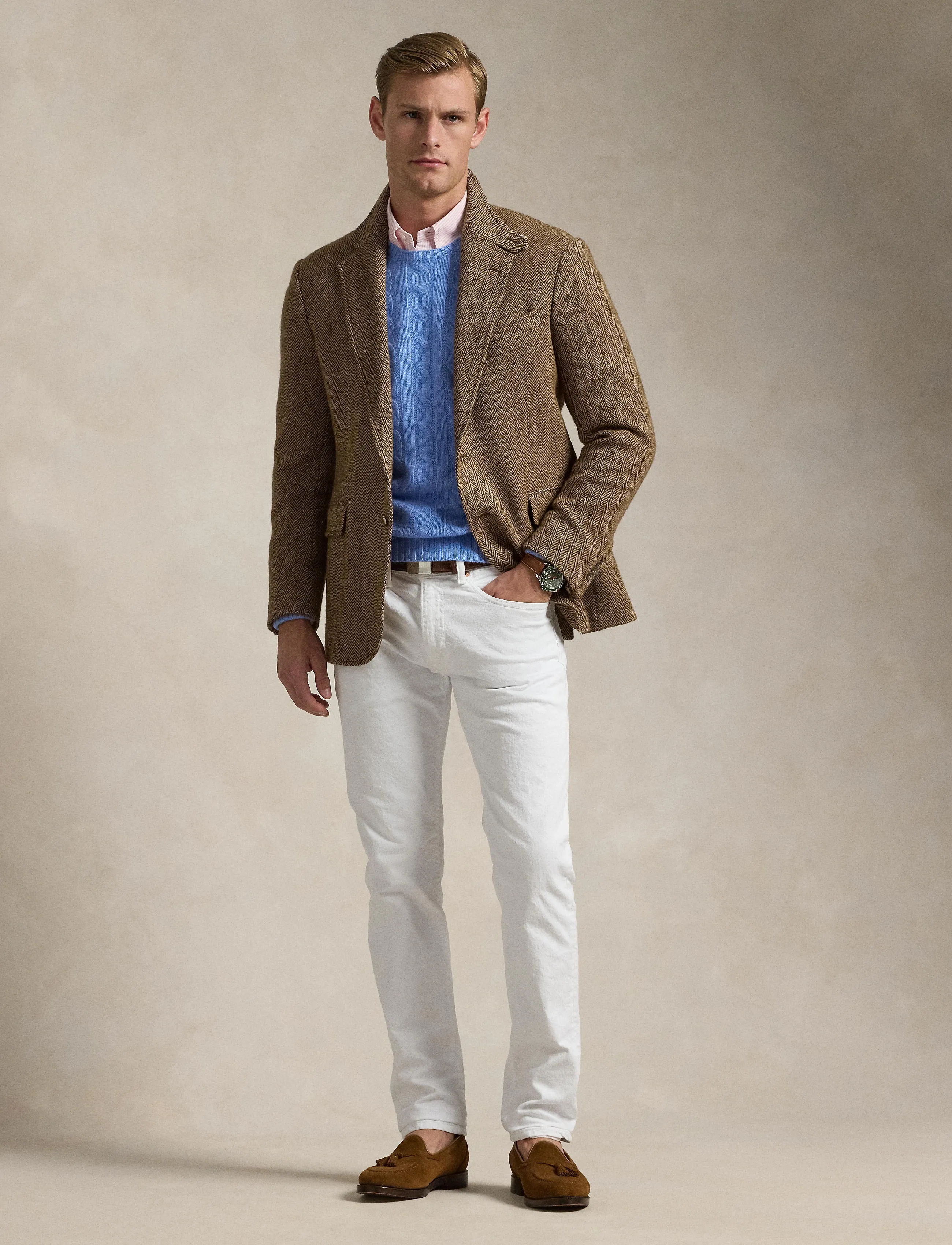 Polo Ralph Lauren - Sullivan Slim Polo Pony Stretch Jean - slim jeans - hdn white - 4