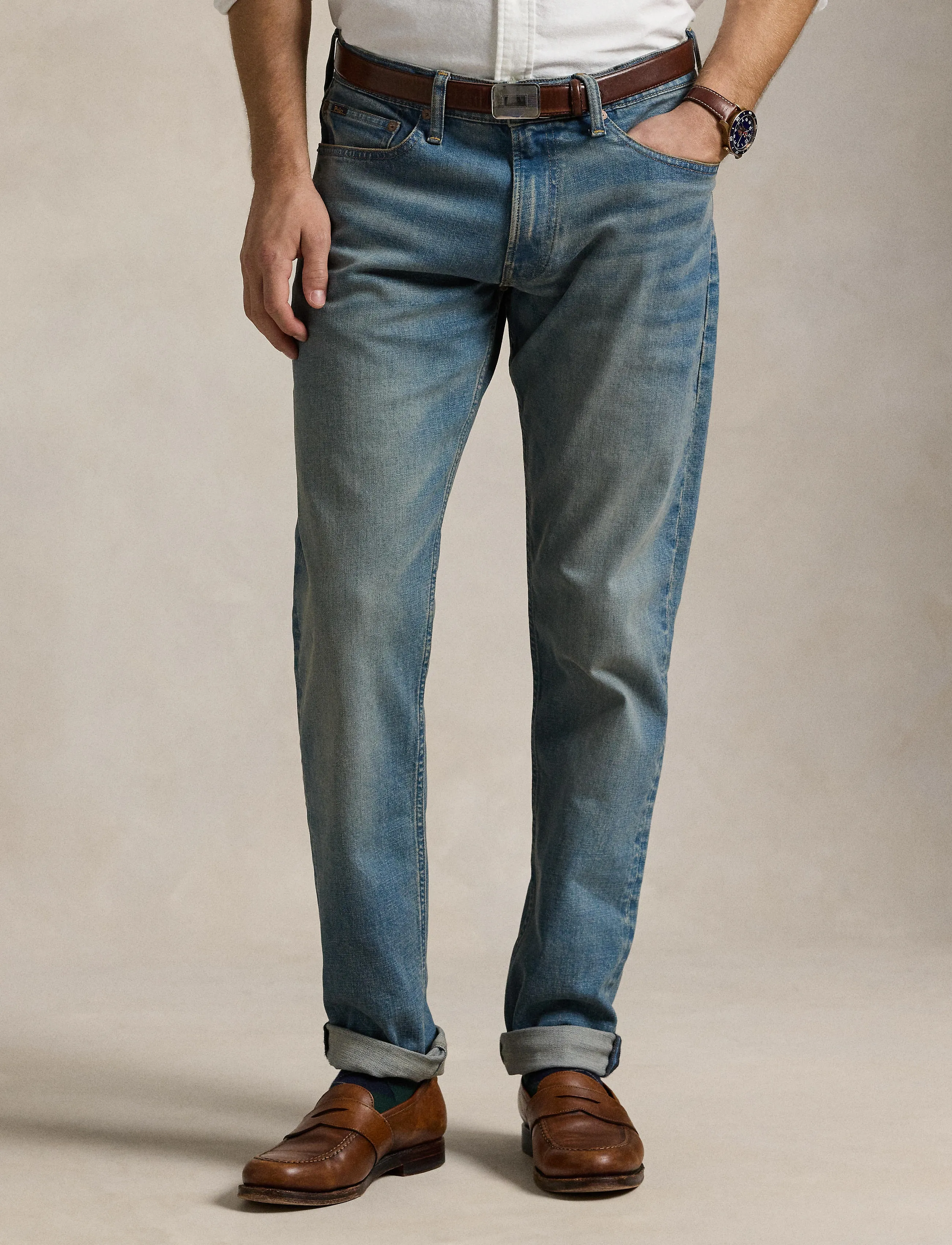 Polo Ralph Lauren Parkside Active Taper Stretch Jean, 31 x 32, Blue, Jeans > Smalle, Herre